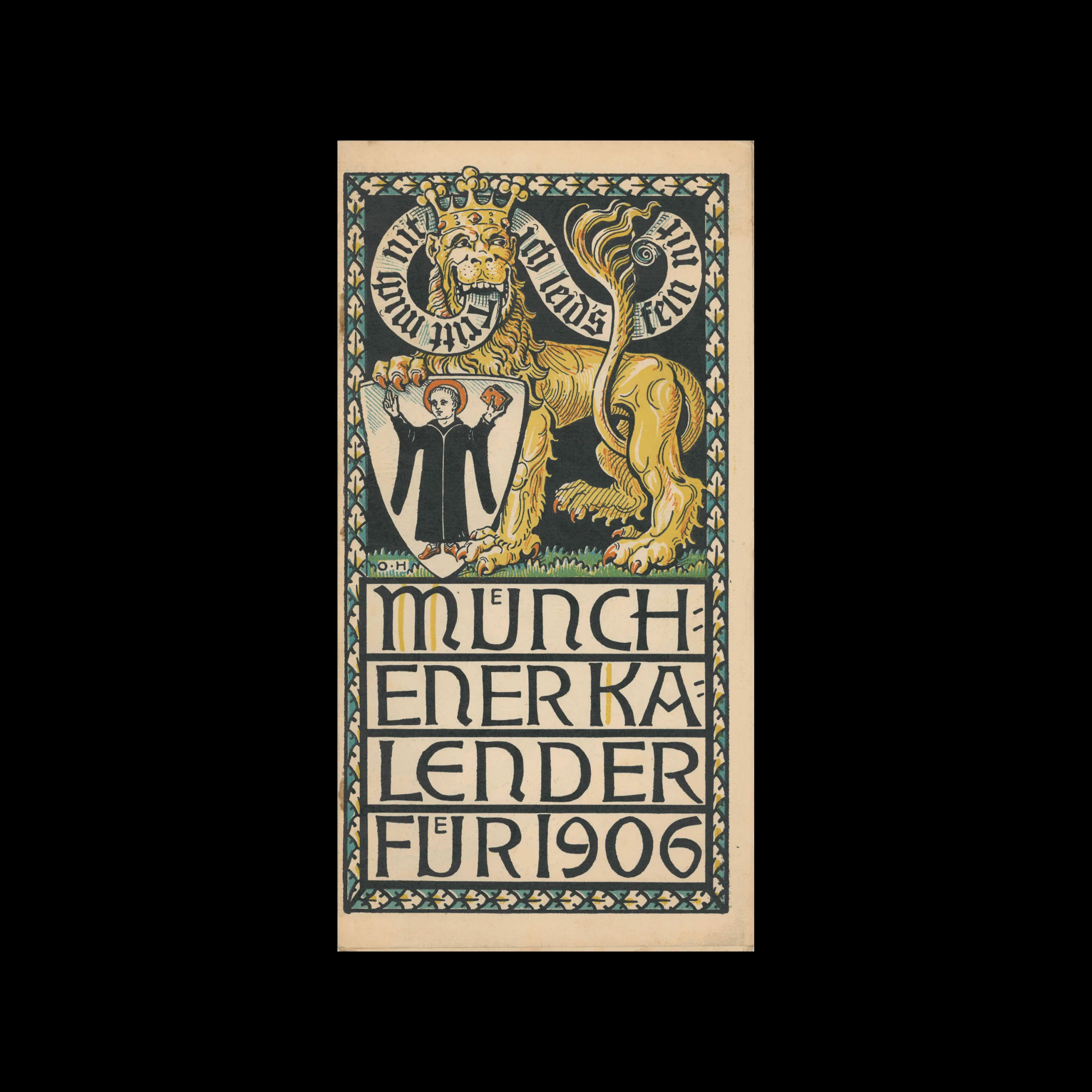 Münchener Kalender, Otto Hupp, 1906