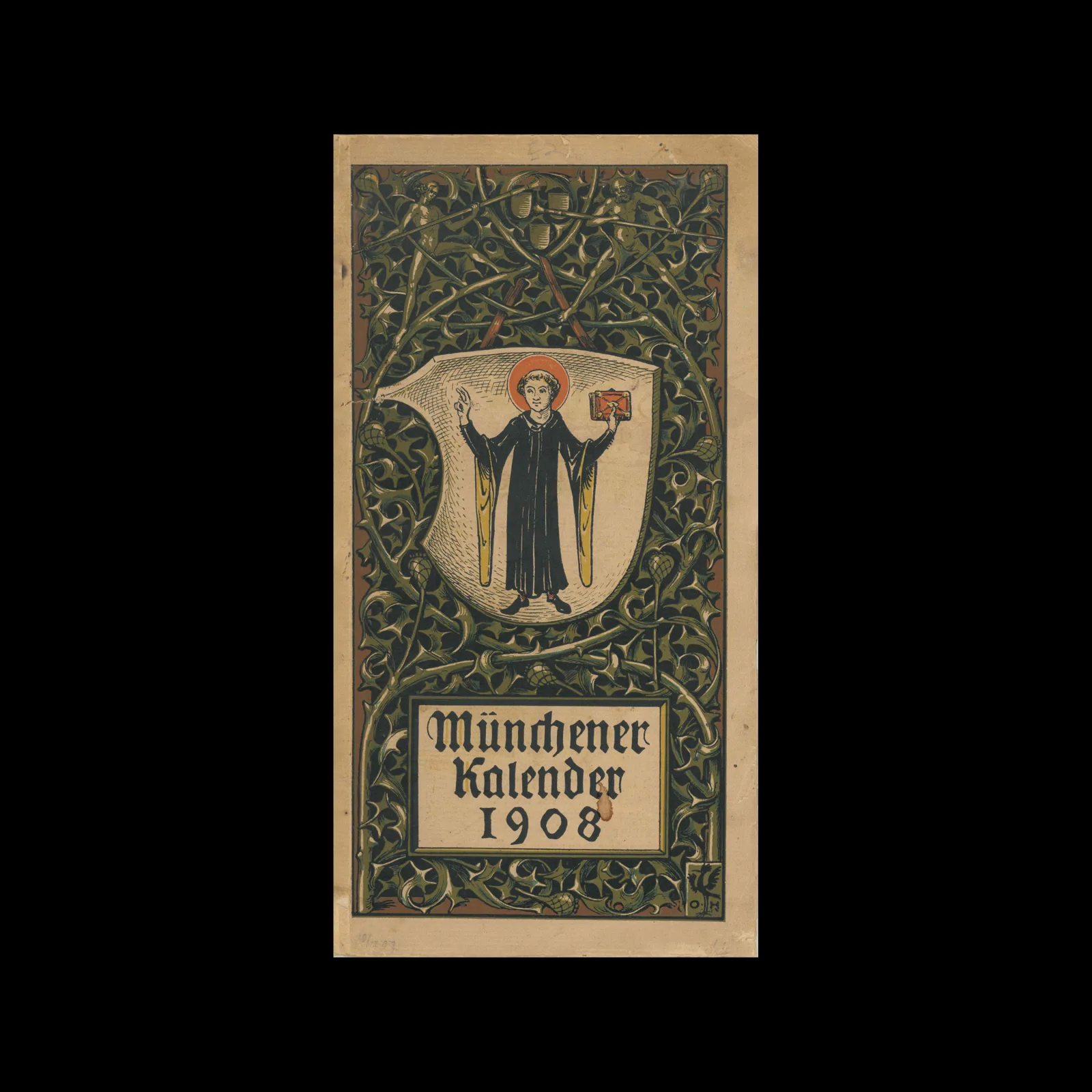 Münchener Kalender, Otto Hupp, 1908