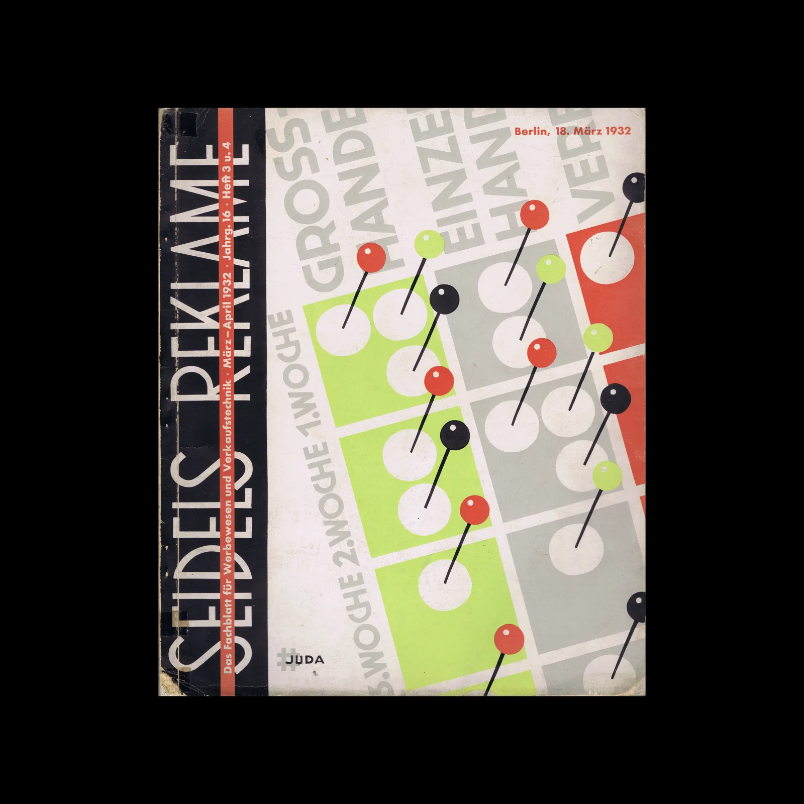 Seidels Reklame, Das Blatt für Werbewesen und Verkaufstechnik,Vol 16, No.3-4, 1932