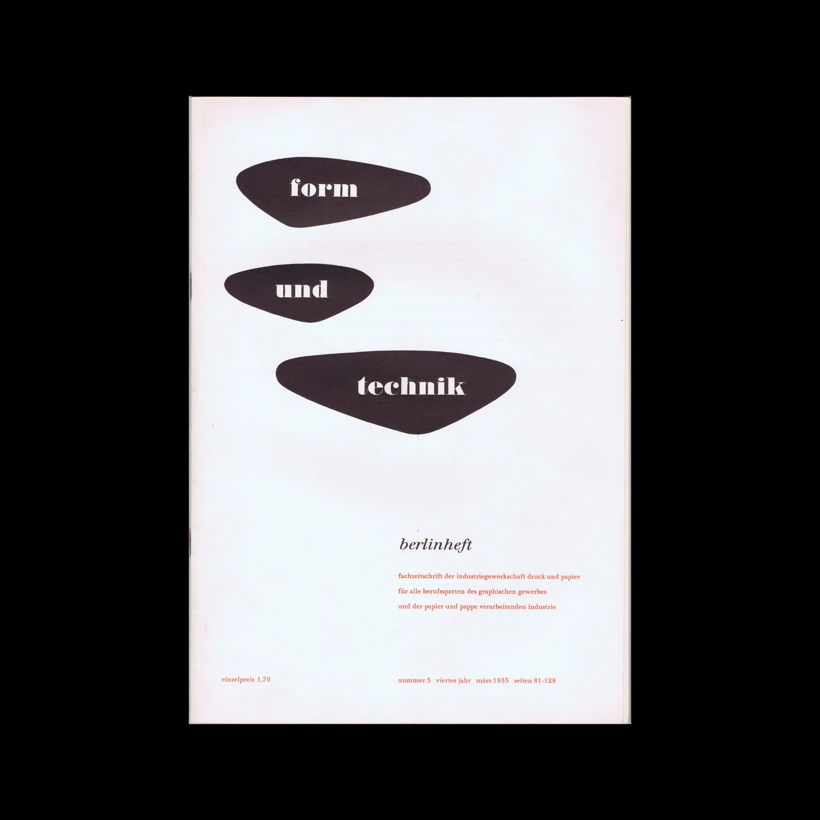 Form und Technik, Vol 04, No. 03, March 1953