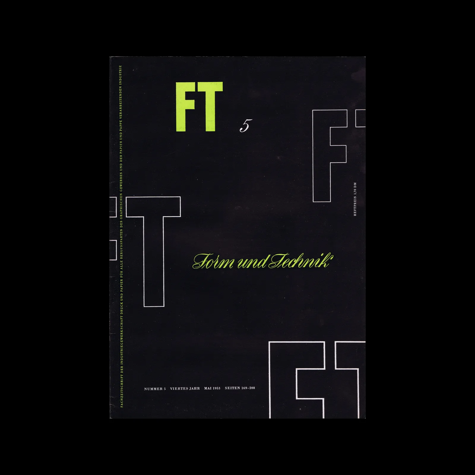 Form und Technik, Vol 04, No. 05, May 1953