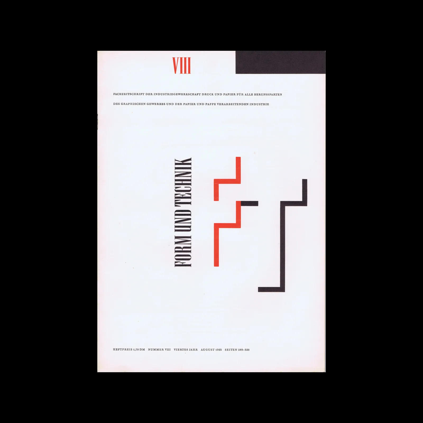 Form und Technik, Vol 04, No. 08, August 1953