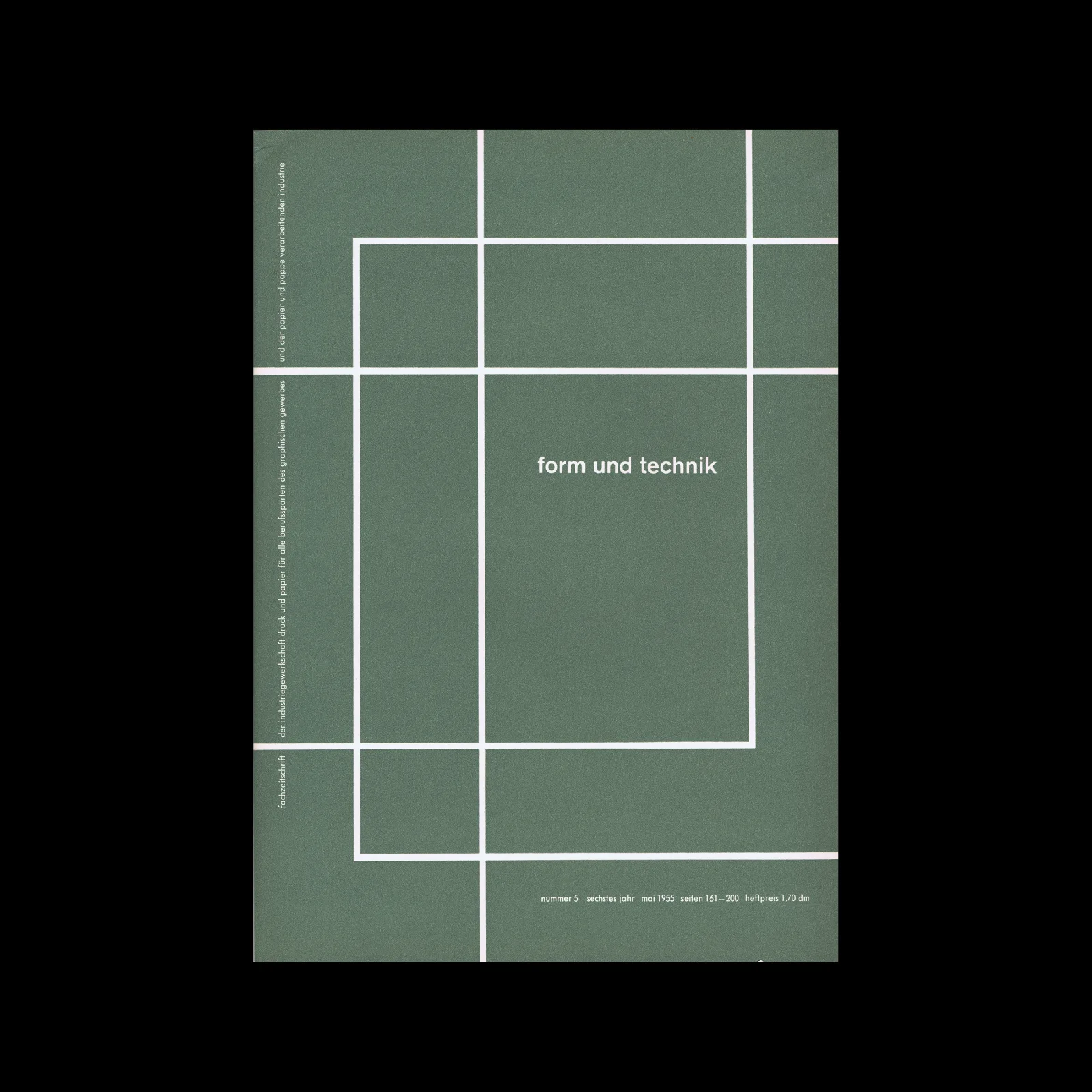 Form und Technik, Vol 06, No. 5, May 1955