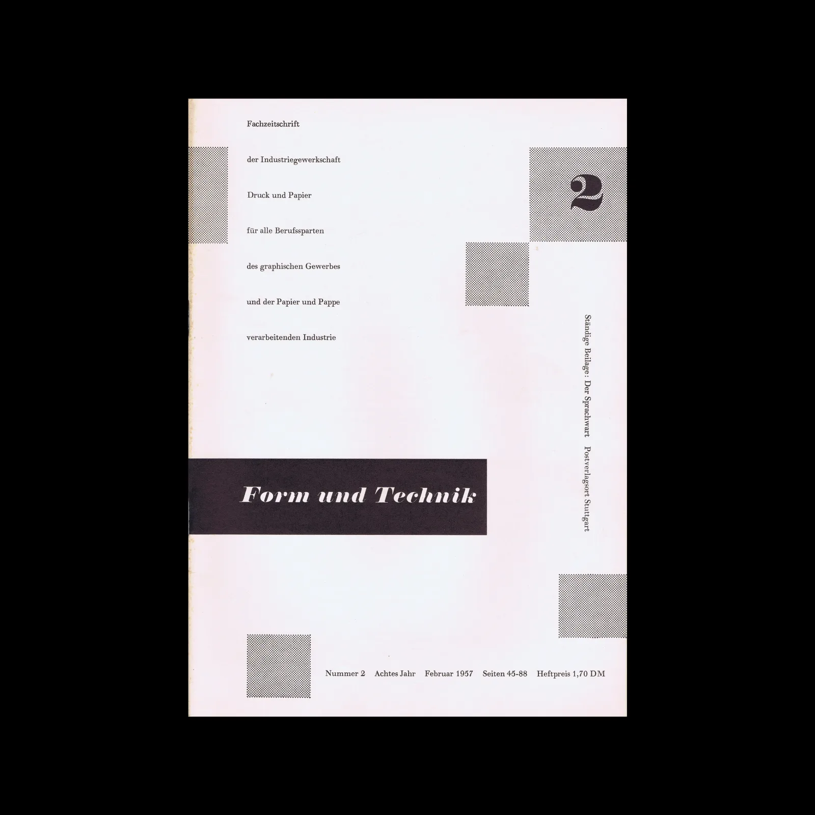 Form und Technik, Vol 08, No. 02, February 1957