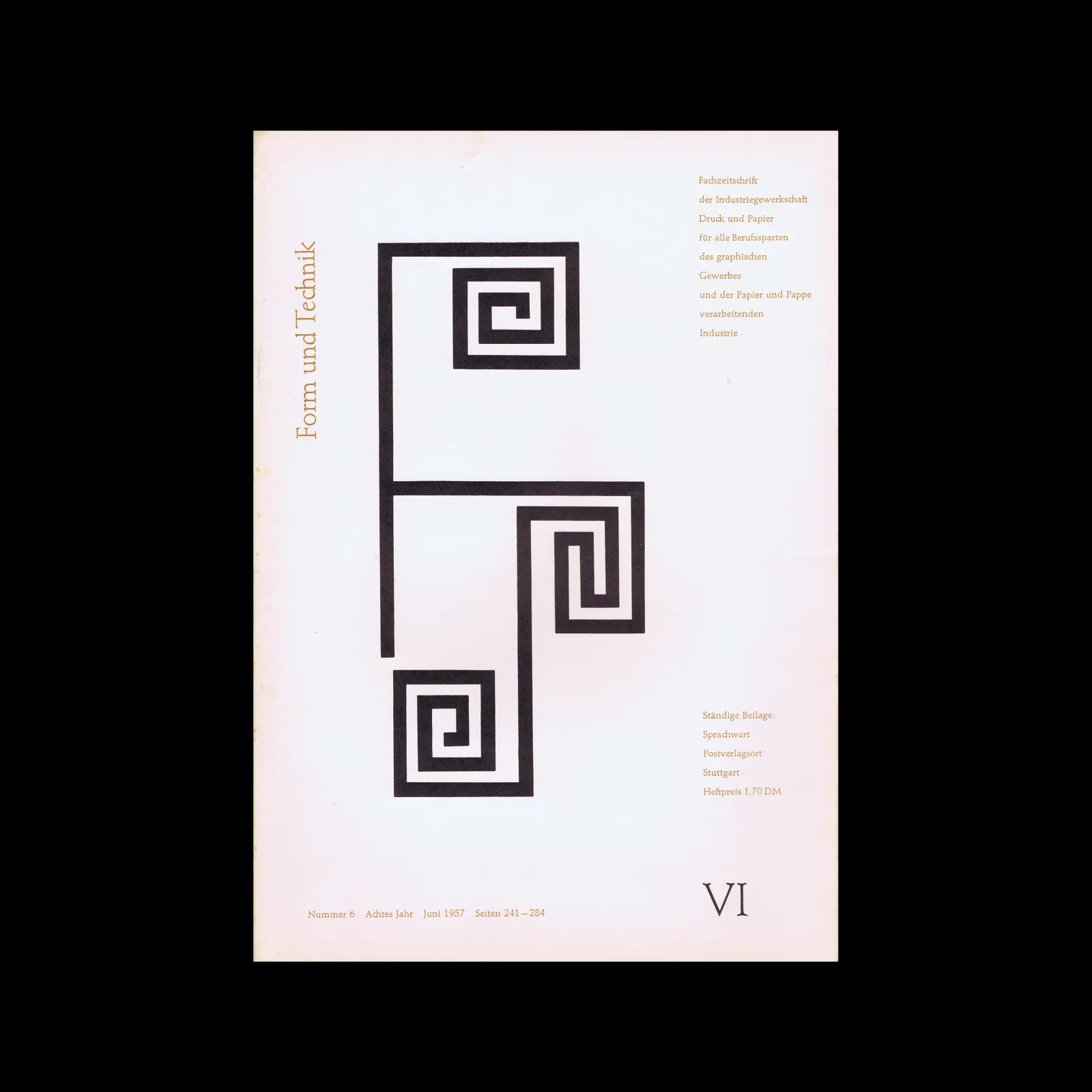 Form und Technik, Vol 08, No. 06, June 1957