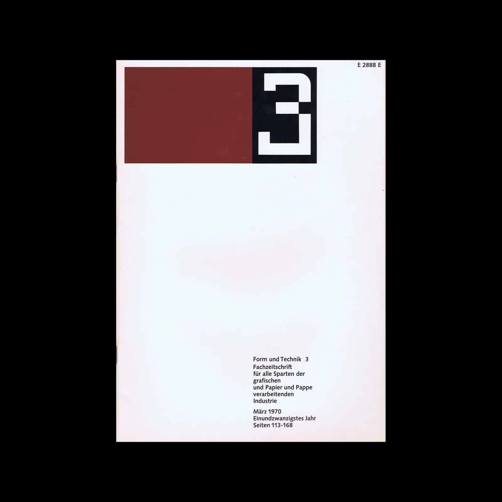 Form und Technik, Vol 21, No. 03, March 1970