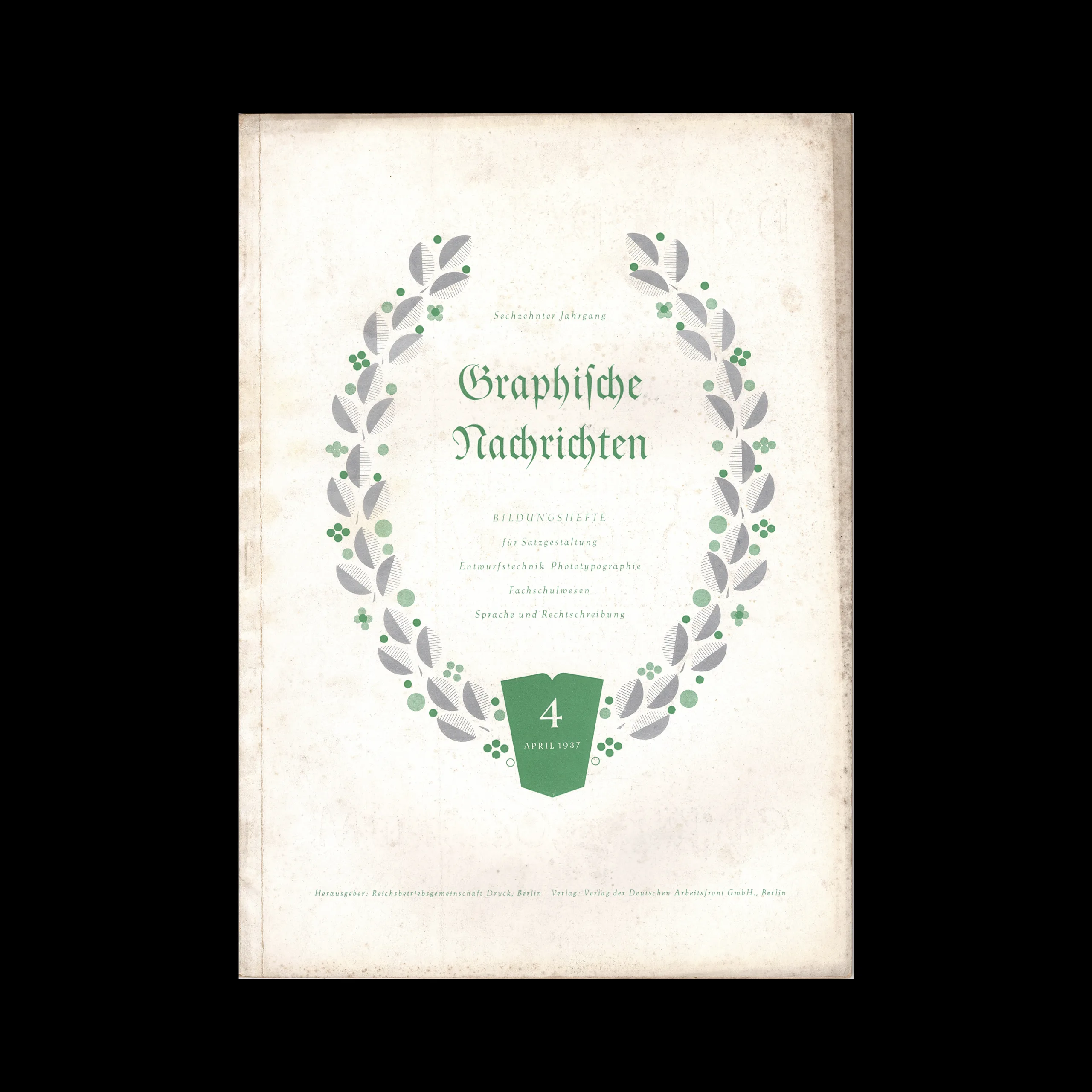 Graphische Nachrichten, Vol 16, 04, April 1937