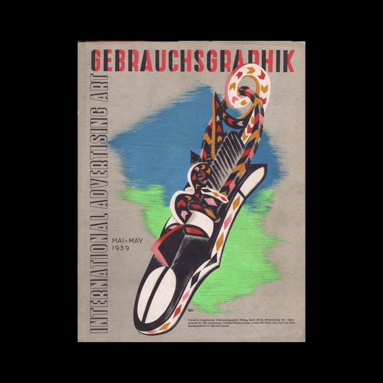 Gebrauchsgraphik, 05, 1939. Cover design by Thomaz de Mello