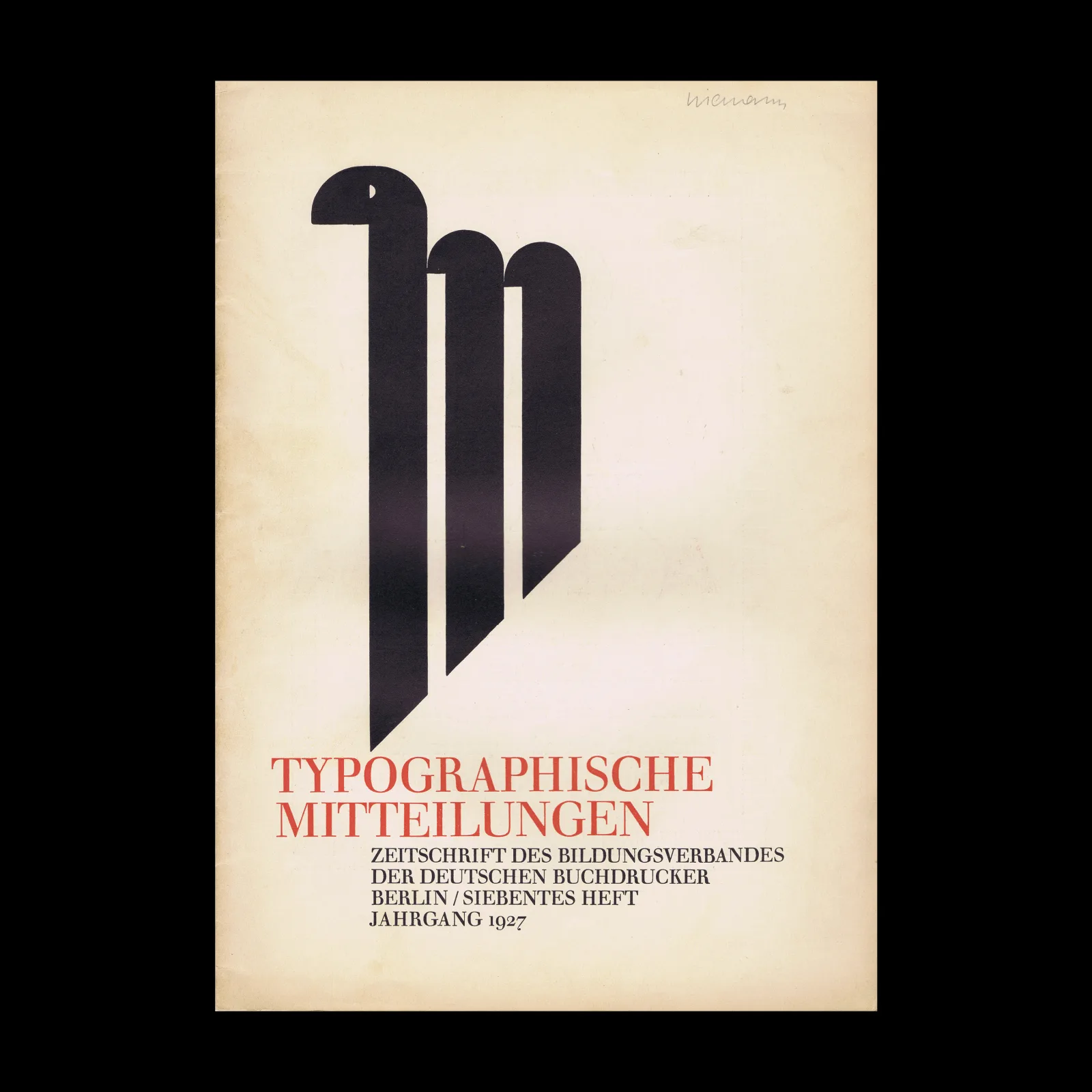 Typographische Mitteilungen, Vol 24, No 07, July 1927