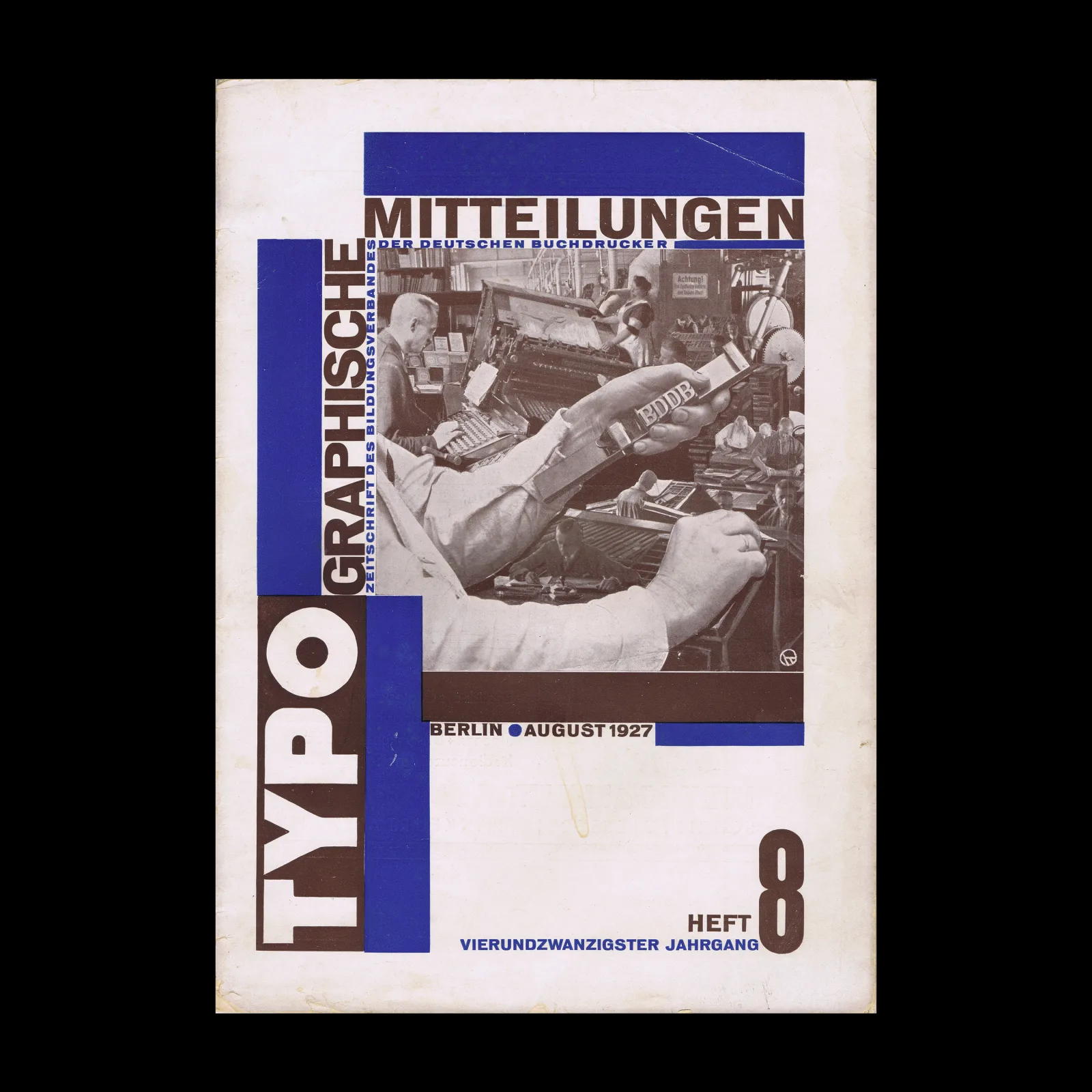 Typographische Mitteilungen, Vol 24, No 08, August 1927