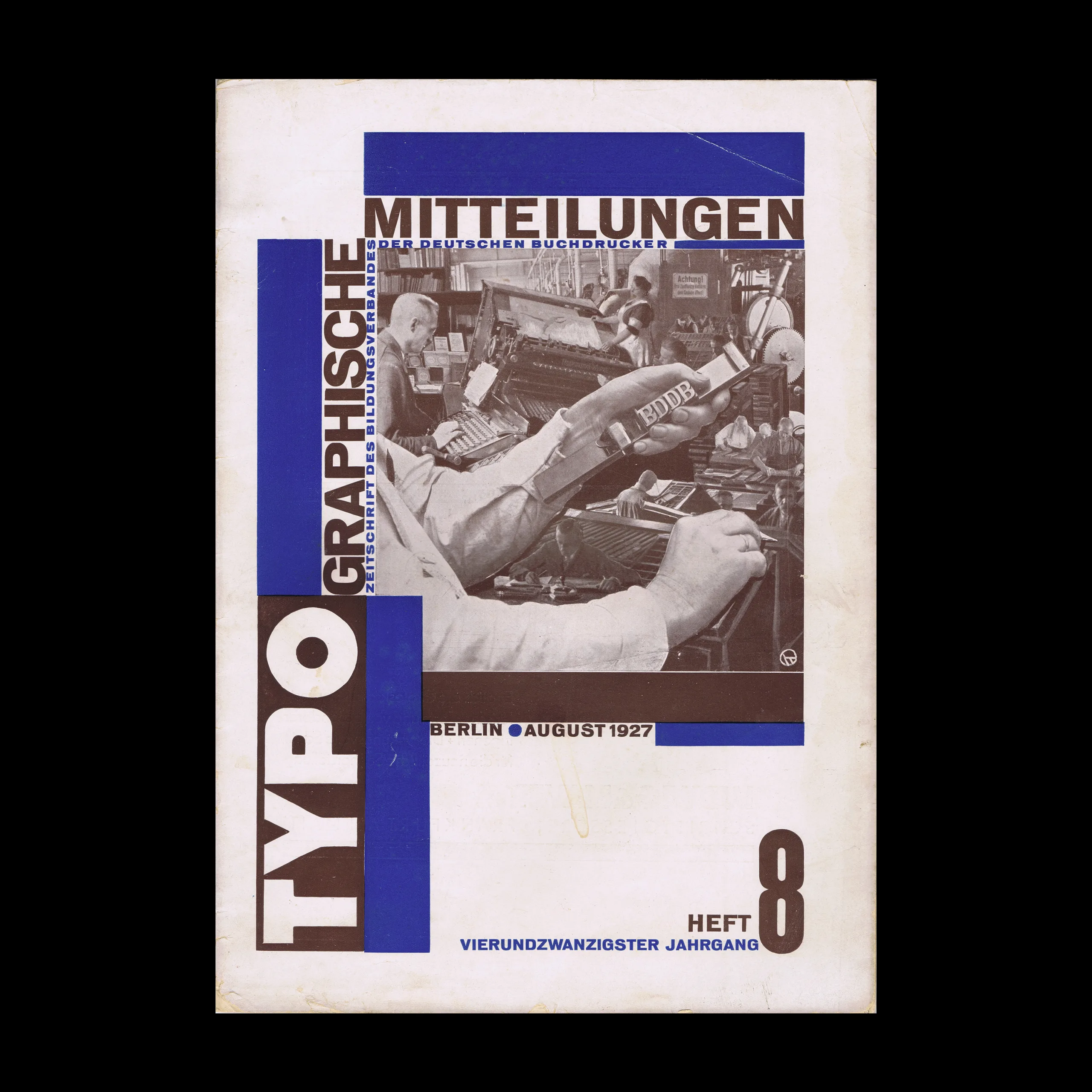 Typographische Mitteilungen, Vol 24, No 08, August 1927