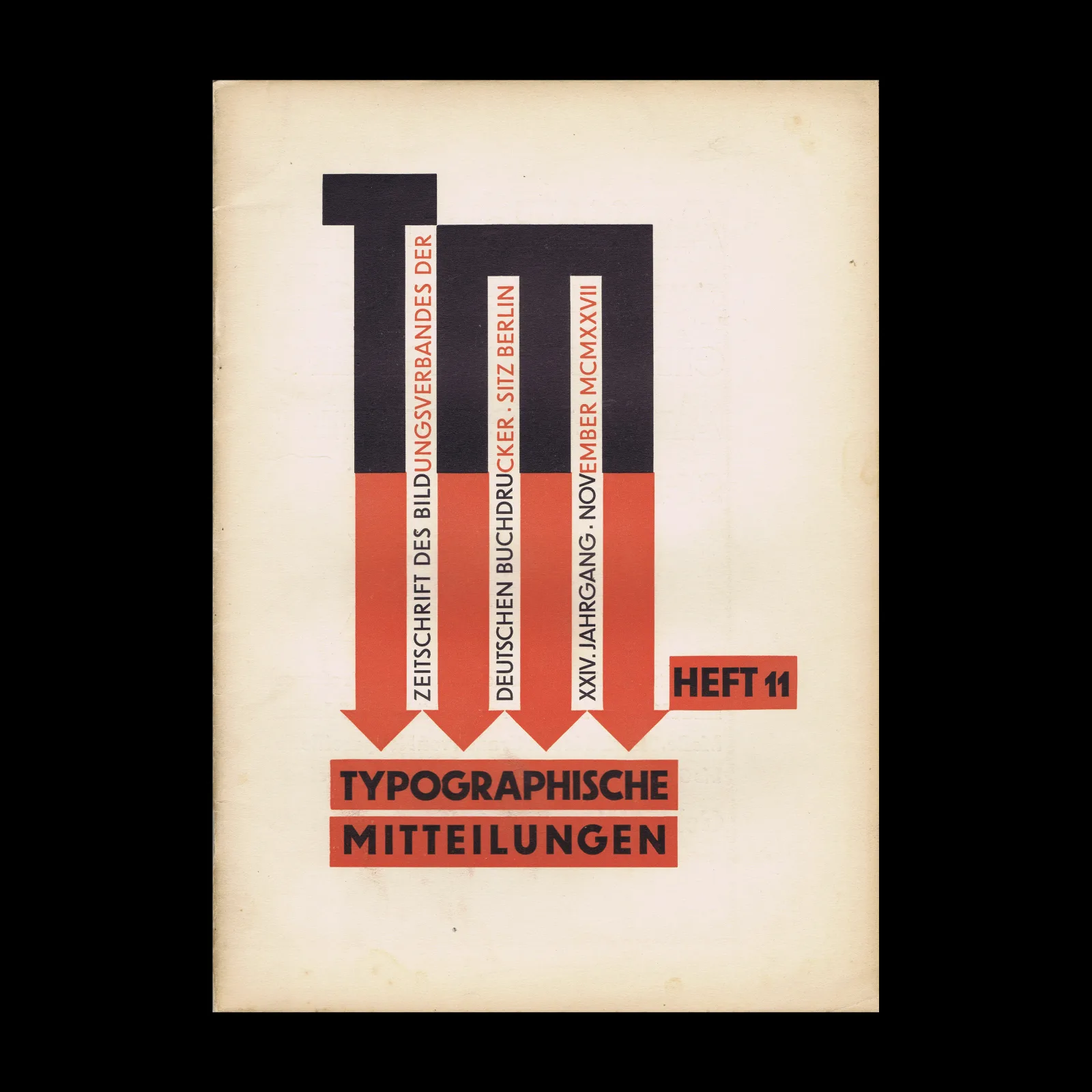 Typographische Mitteilungen, Vol 24, No 11, November 1927