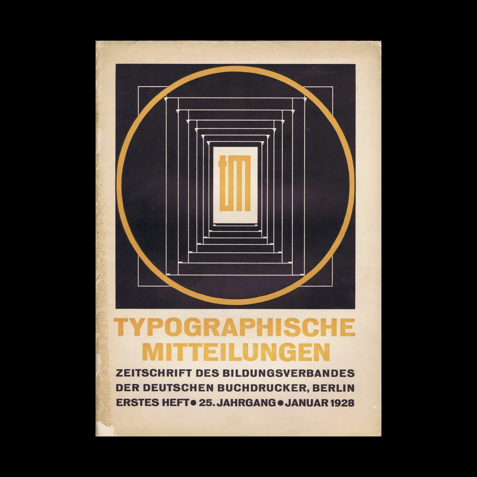 Typographische Mitteilungen, Vol 25, No 01, January 1928