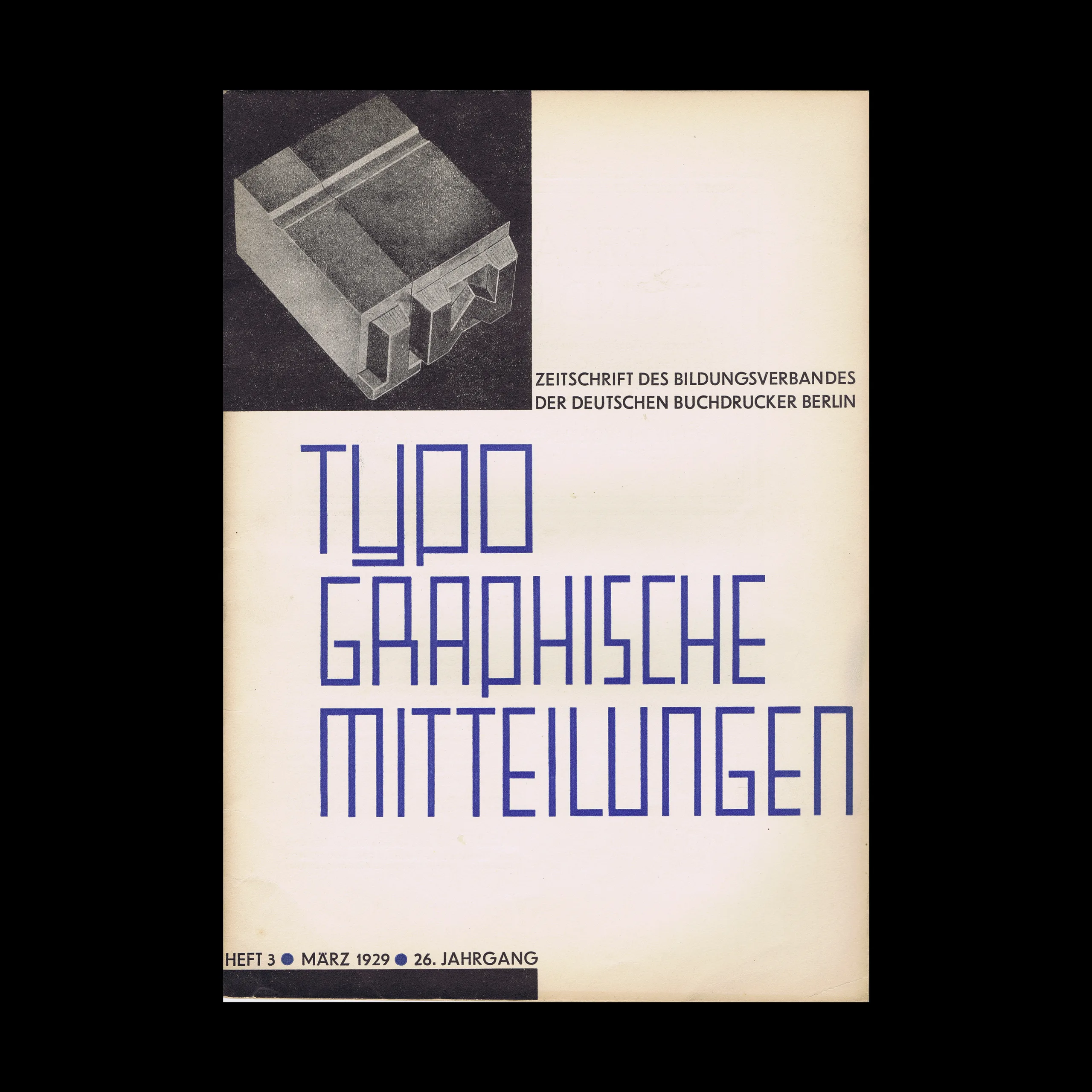 Typographische Mitteilungen, Vol 26, No 03, March 1929
