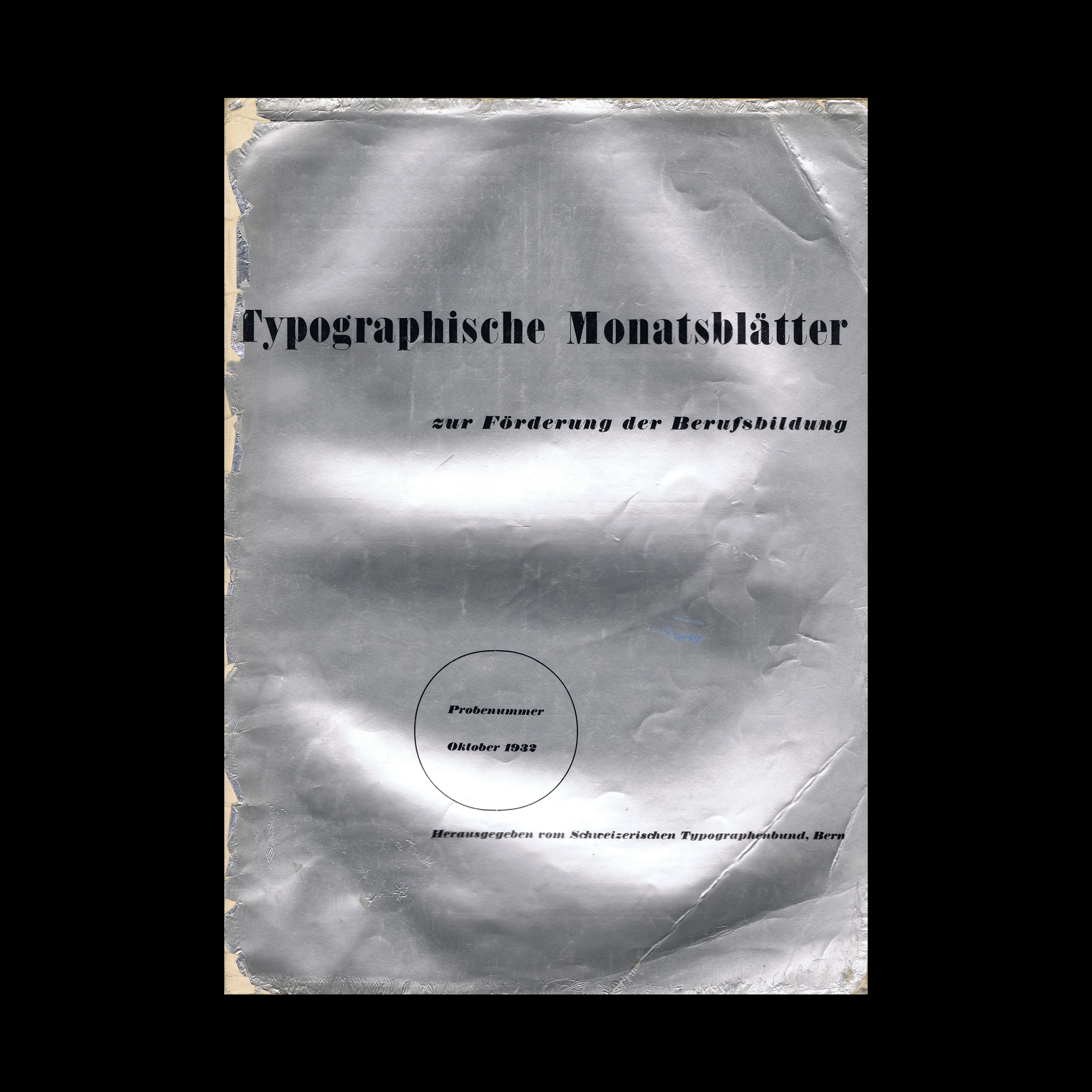 Typographische Monatsblätter, Issue 01, October 1932