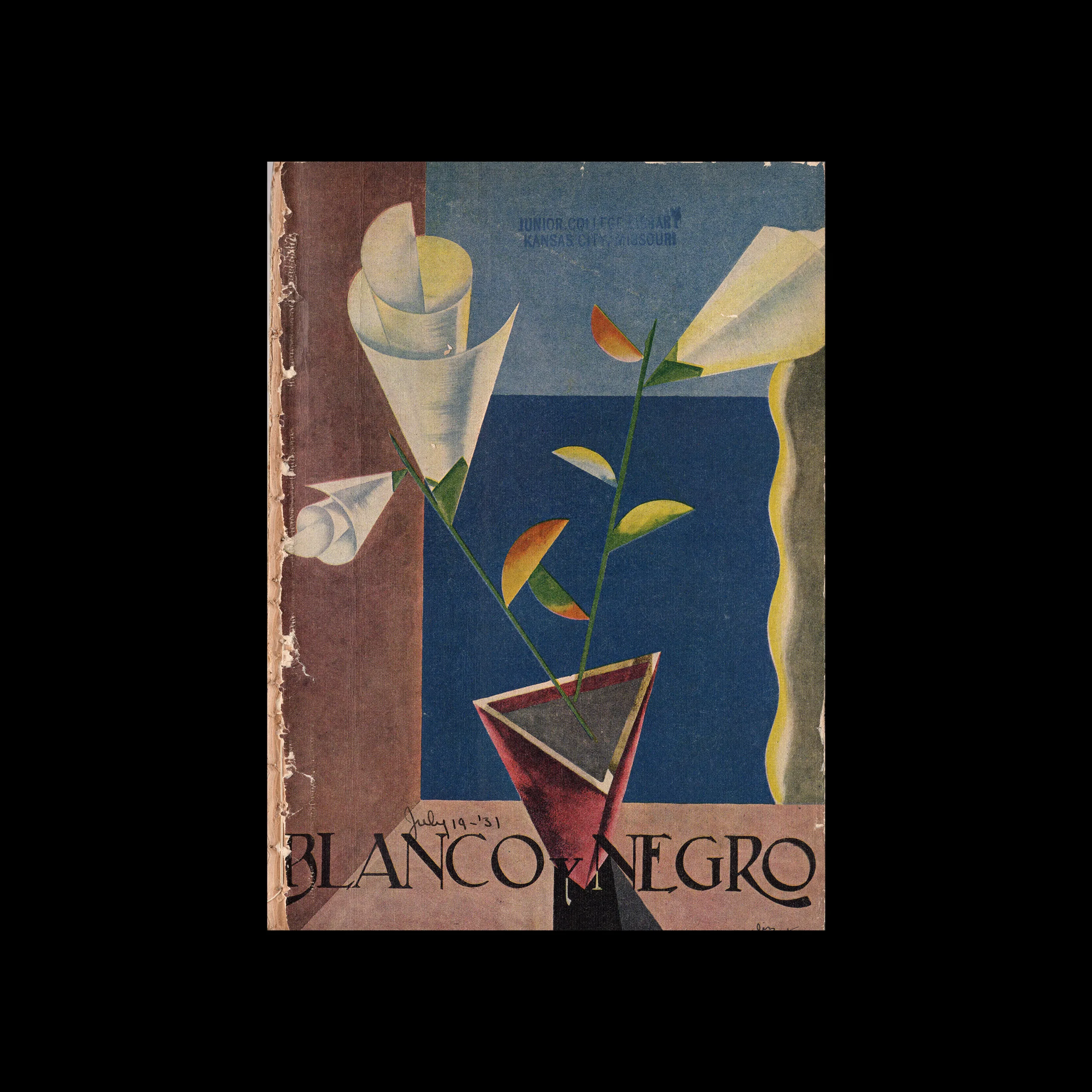 Blanco y Negro, Año 41, No 2.095, 1931 1 Blanco y Negro, Año 41, No 2.095, 1931. Cover design by A. Lopez Monis