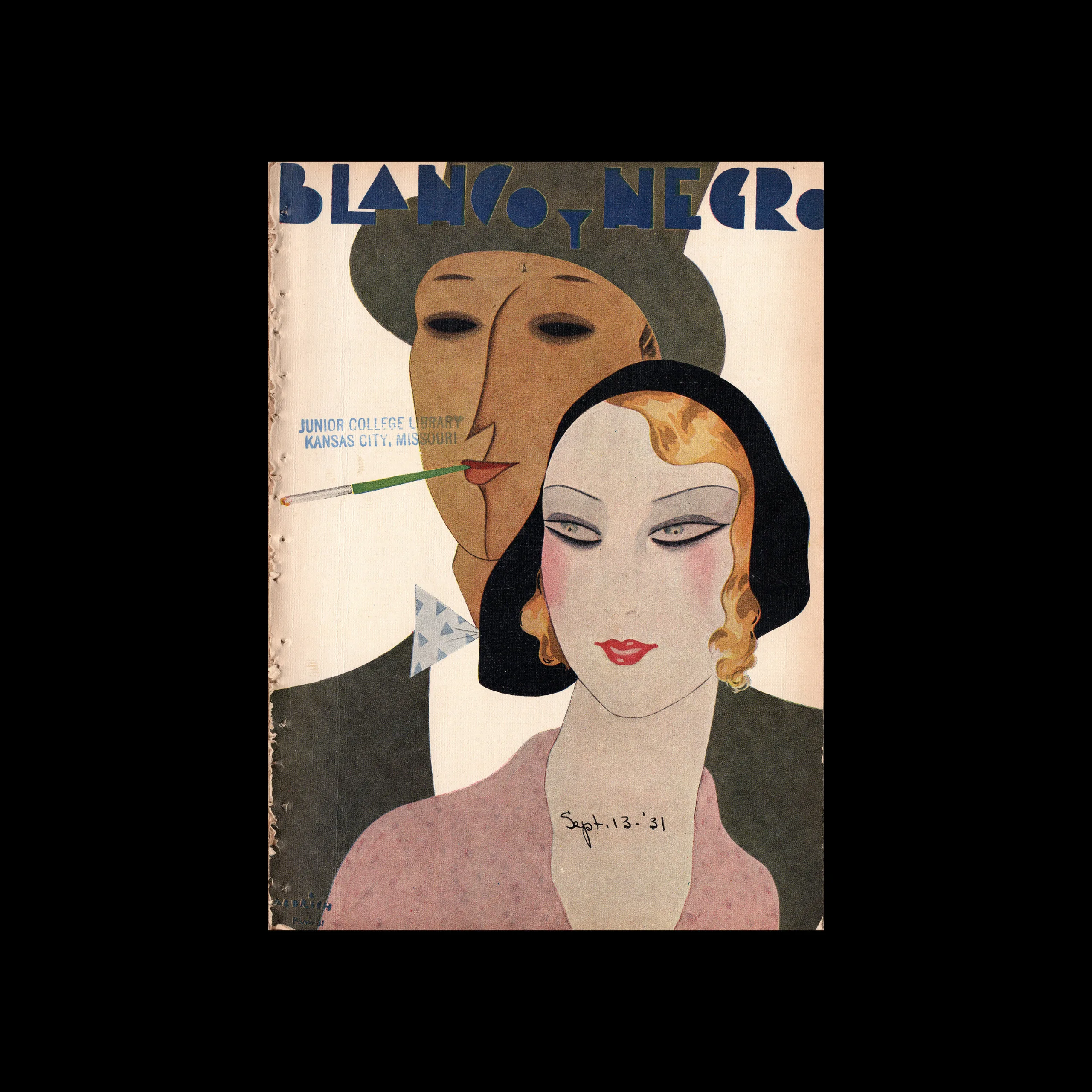 Blanco y Negro, Año 41, No 2.103, 1931 1 Blanco y Negro, Año 41, No 2.103, 1931. Cover design by Baldrich
