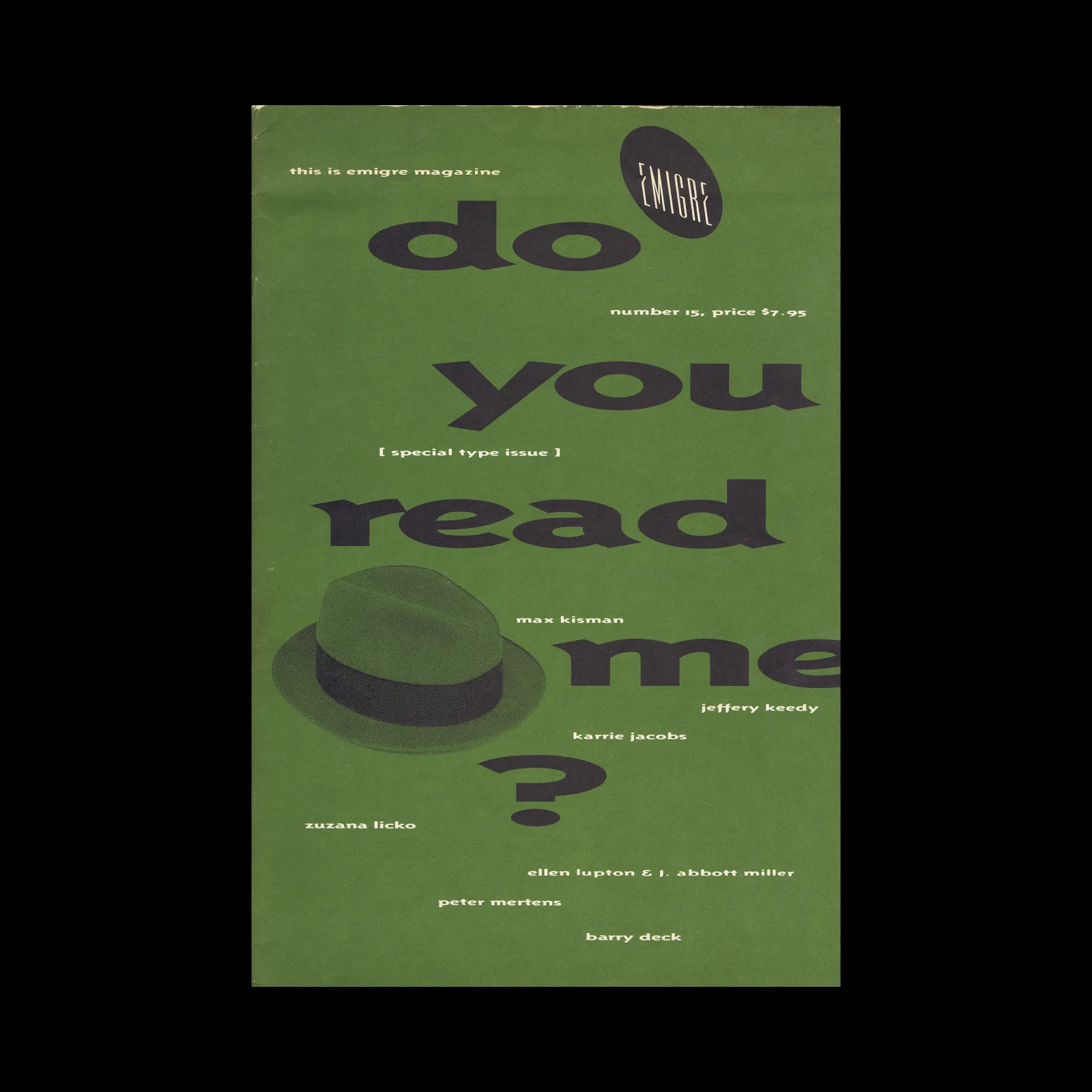Emigre 15, Do You Read Me?, 1990