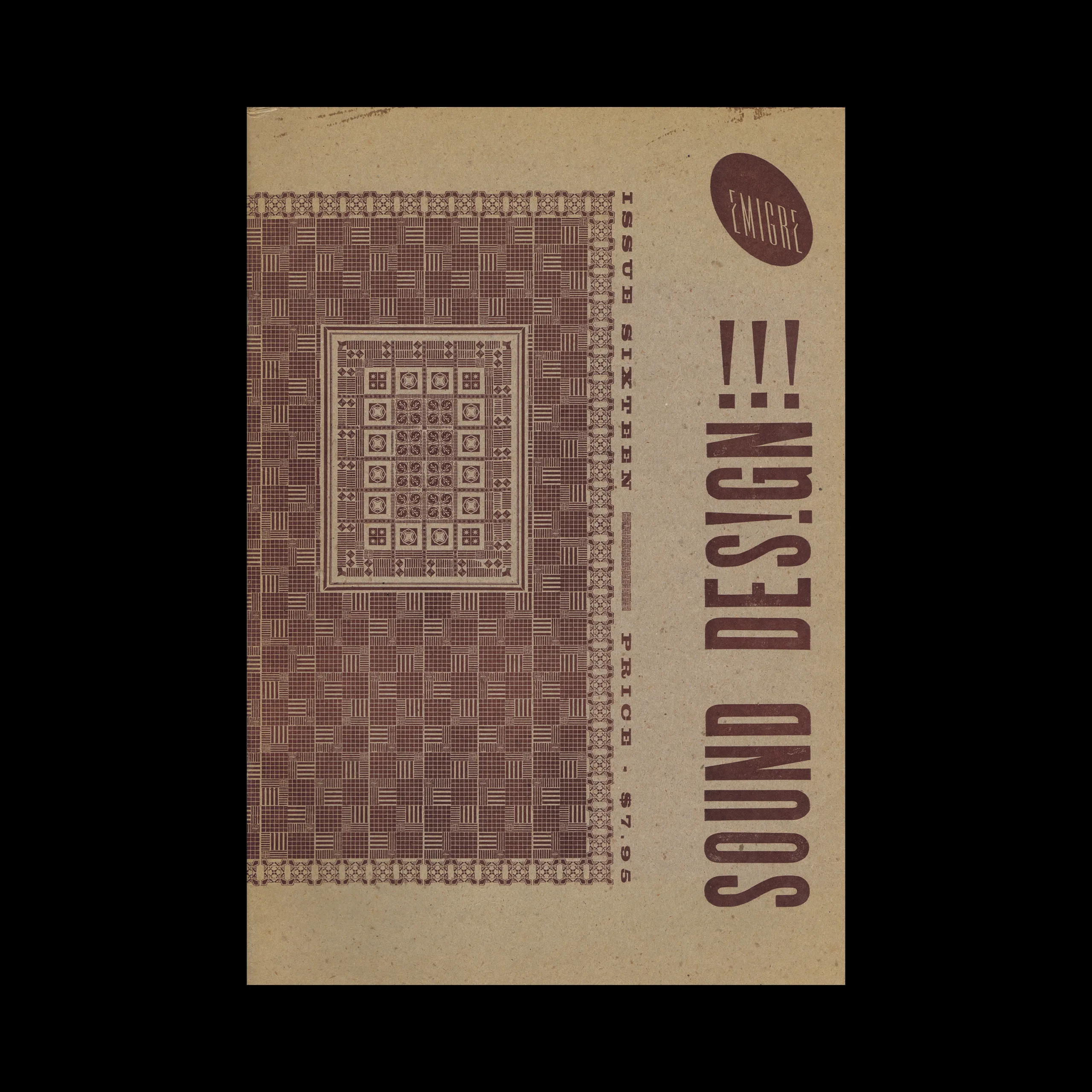 Emigre 16, Sound Design, 1990 - Design Reviewed
