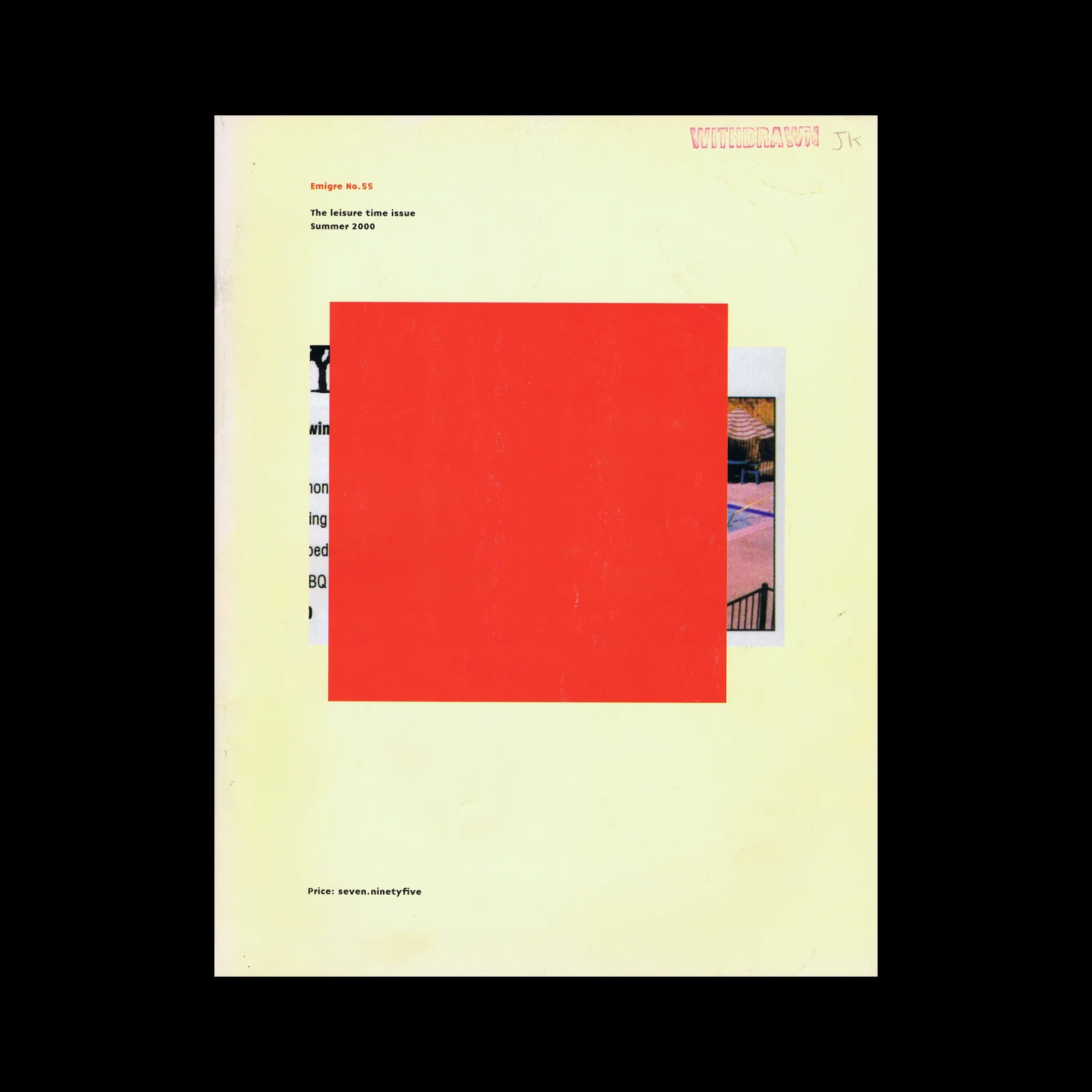 Emigre 55, The Leisure Time Issue, 2000
