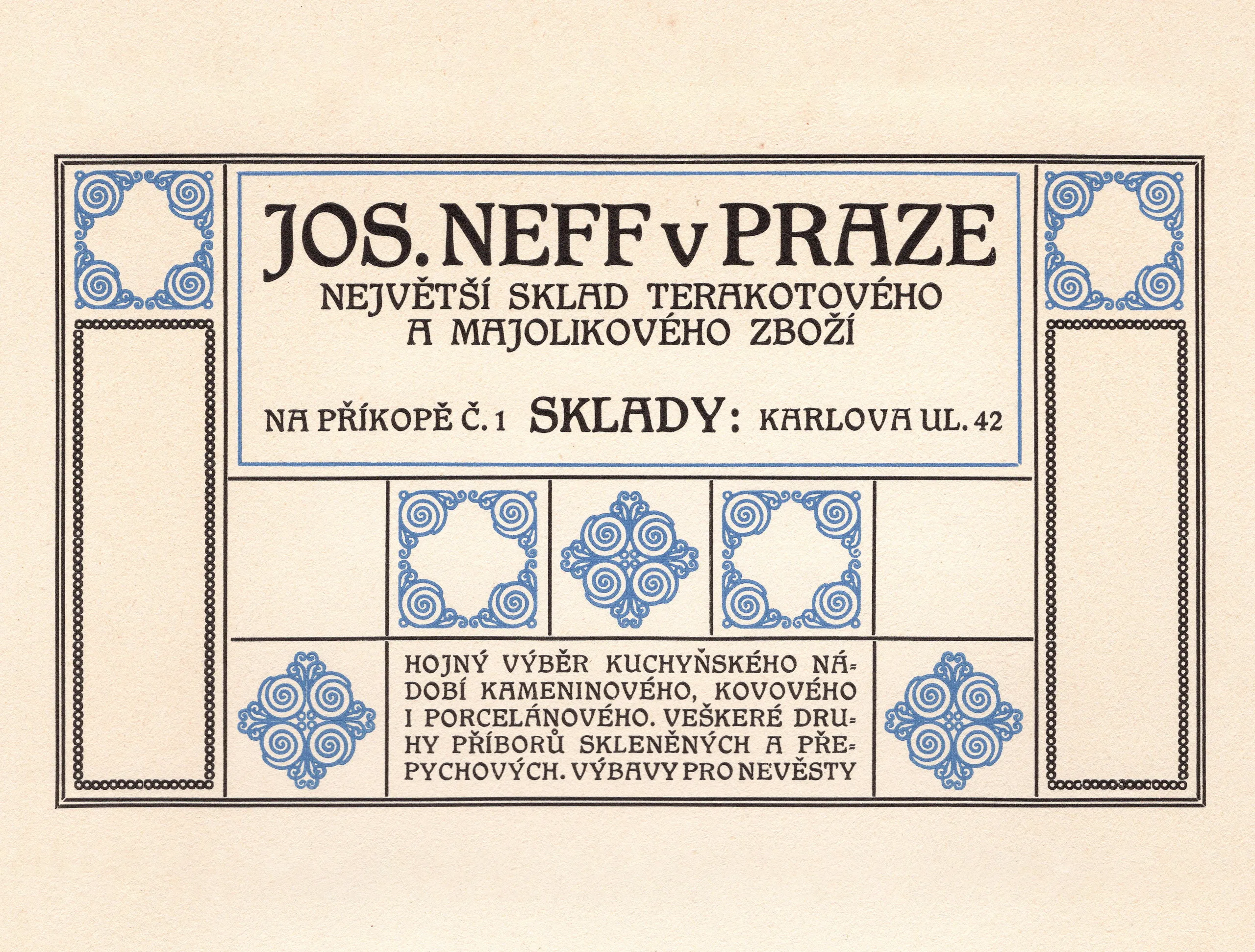 Examples of Czech Typography from 1909, Typografia