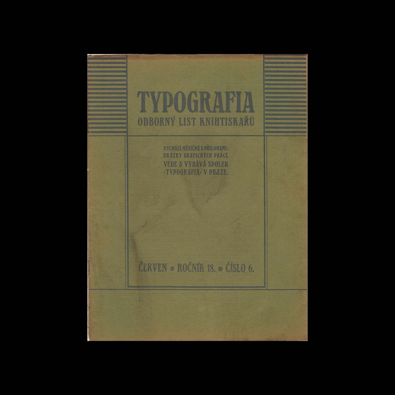 Typografia, ročník 18, 06, 1907 1 Typografia, ročník 18, 06, 1907