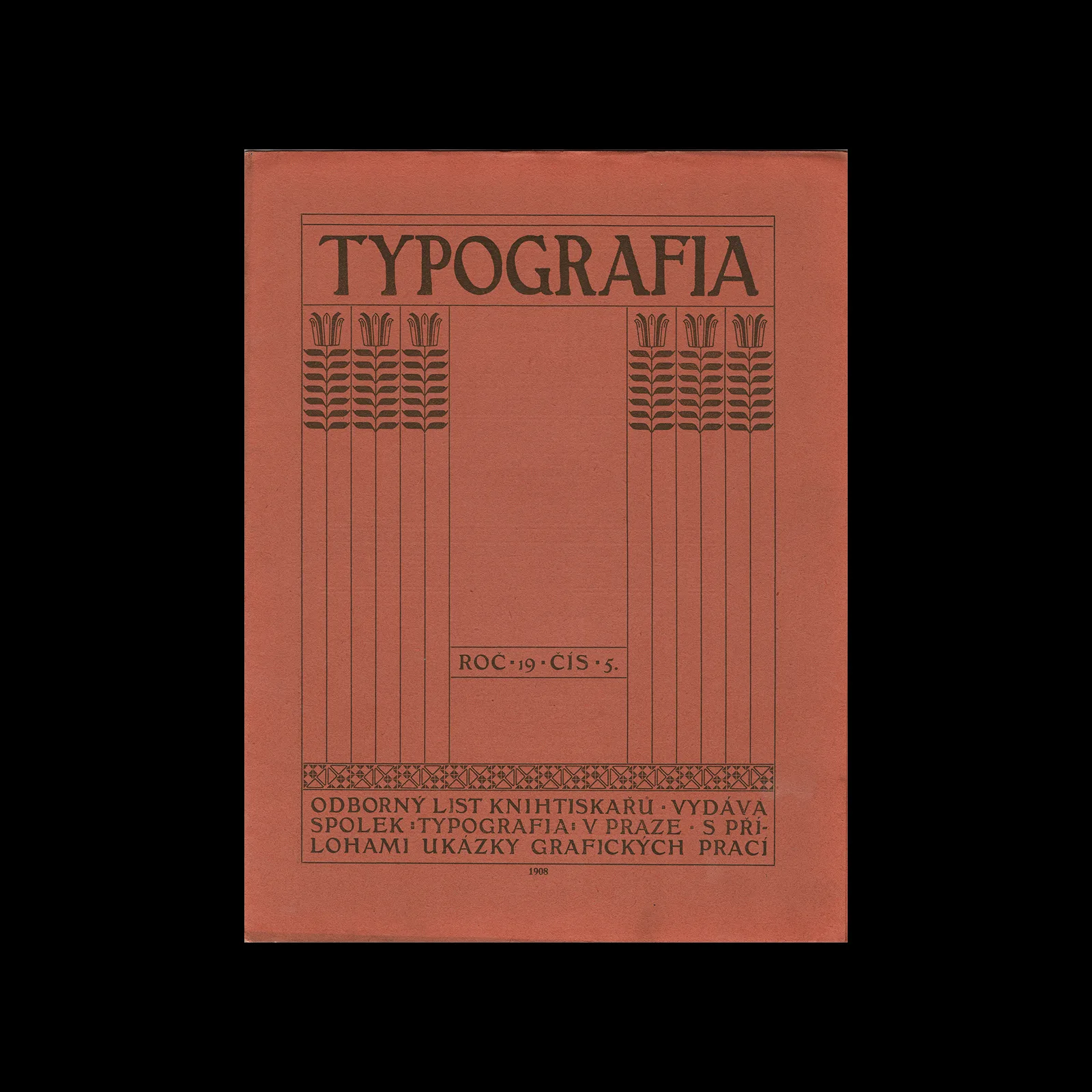 Typografia, ročník 19, 05, 1908
