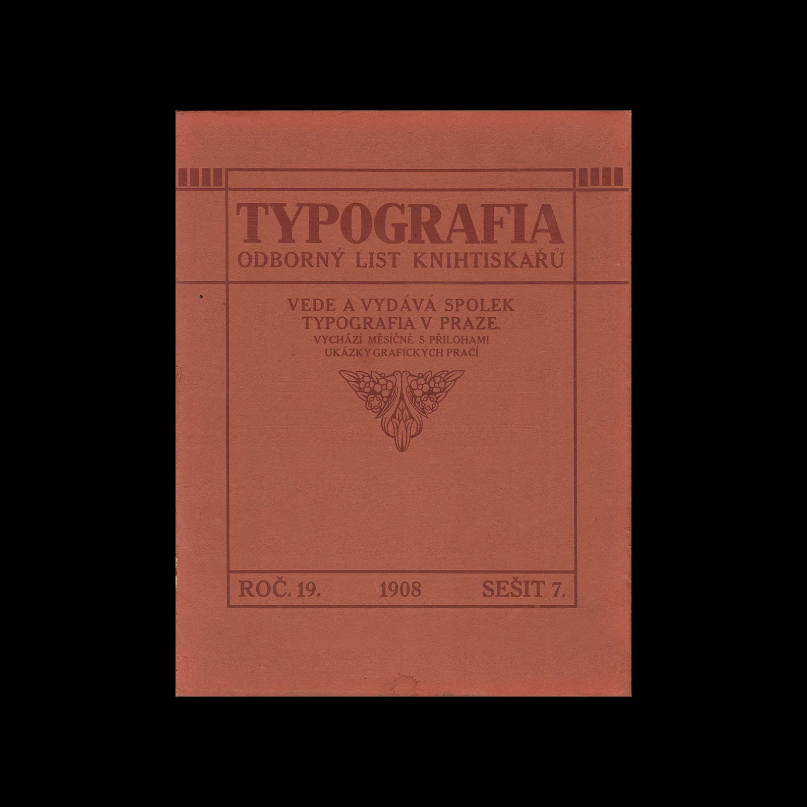 Typografia, ročník 19, 07, 1908