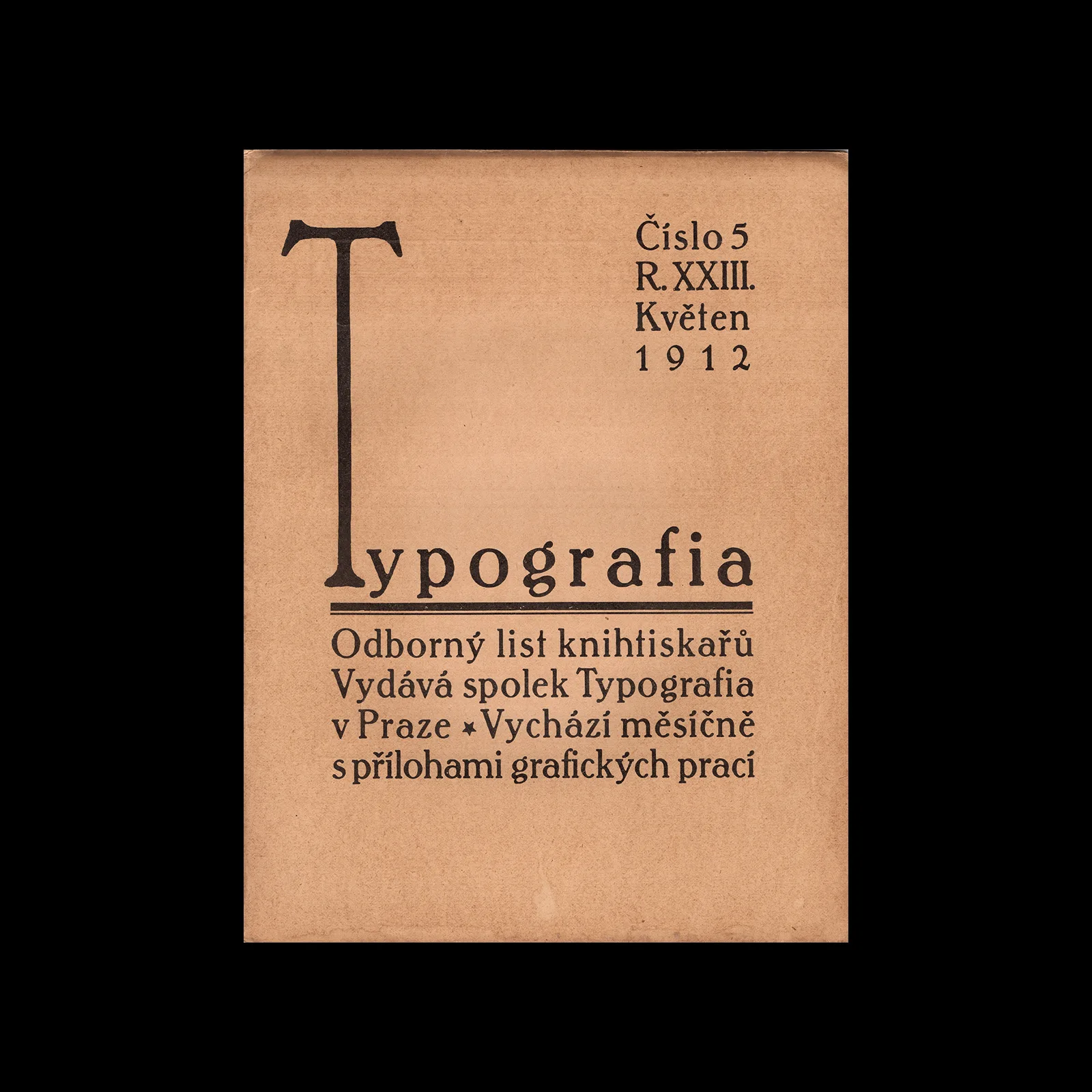 Typografia, ročník 23, 05, 1912