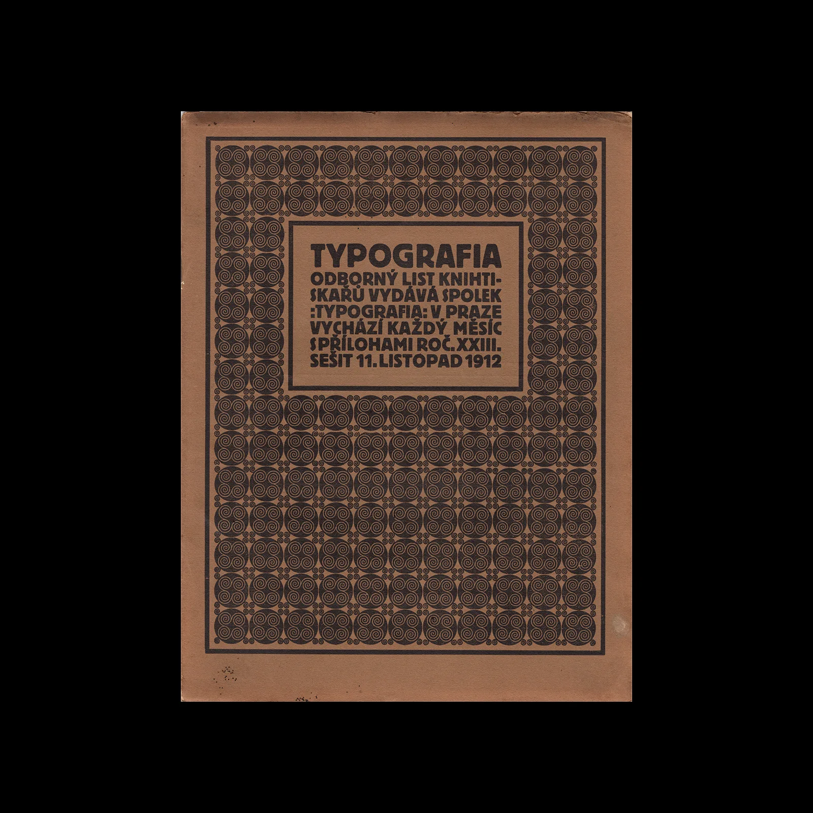 Typografia, ročník 23, 11, 1912