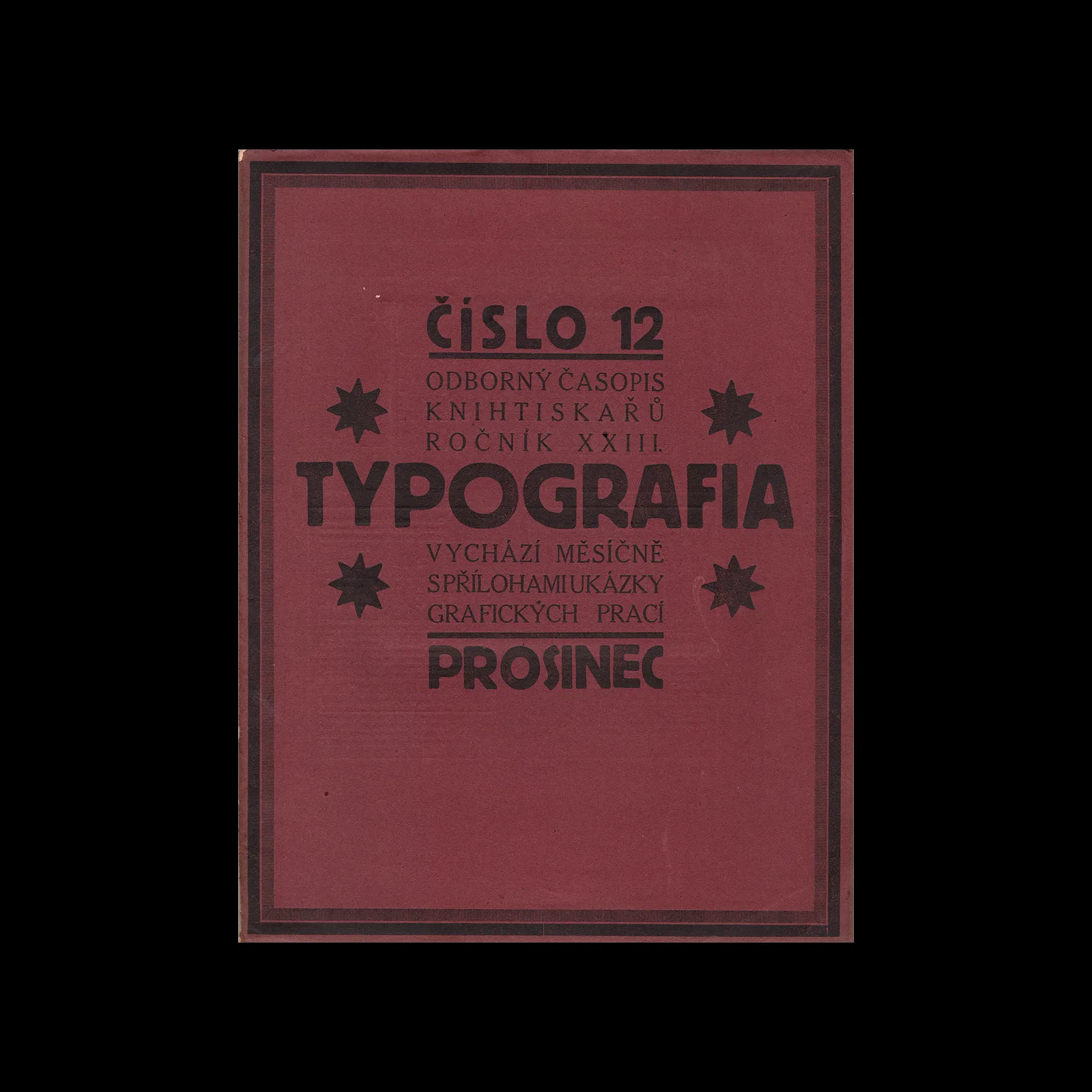 Typografia, ročník 23, 12, 1912