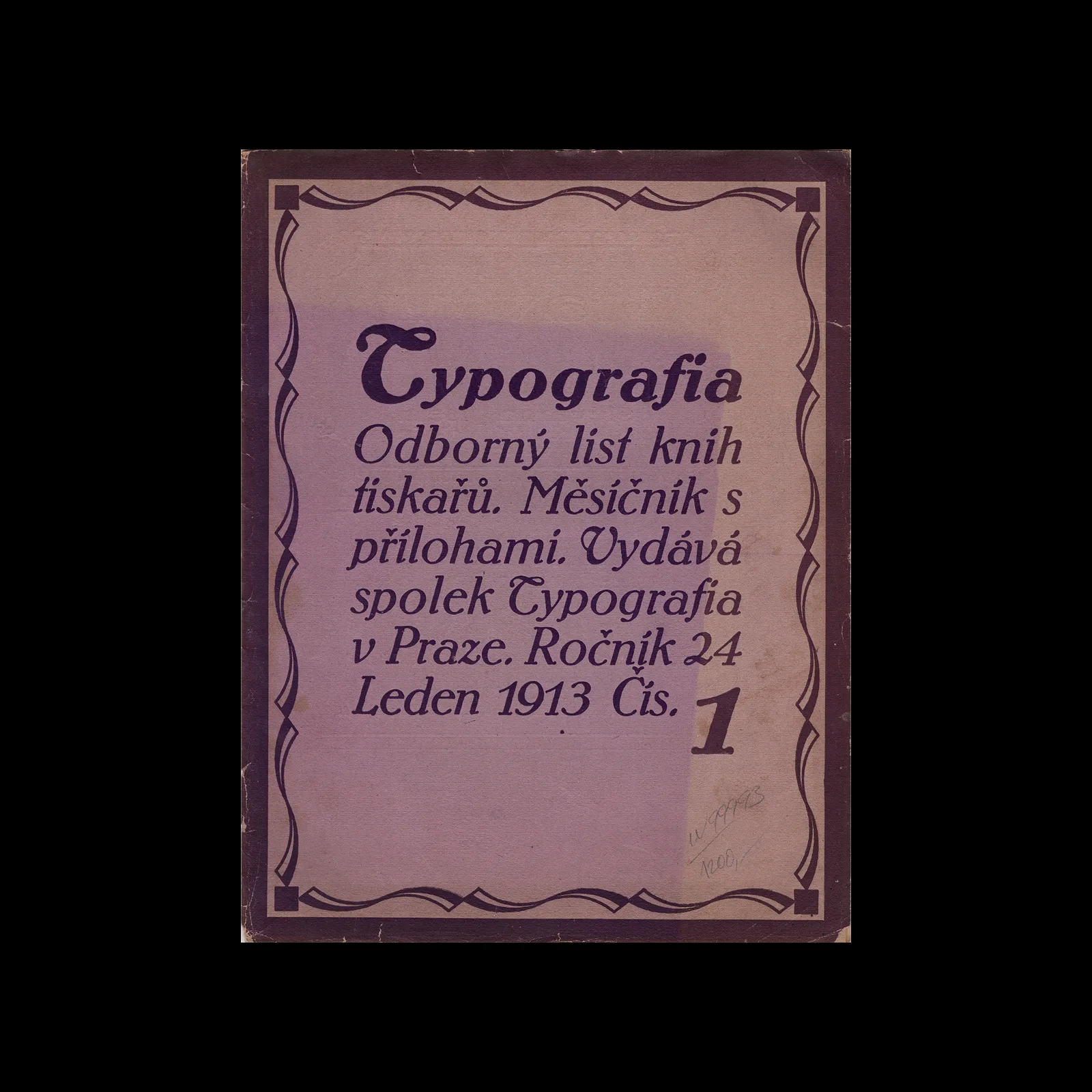 Typografia, ročník 24, 01, 1913