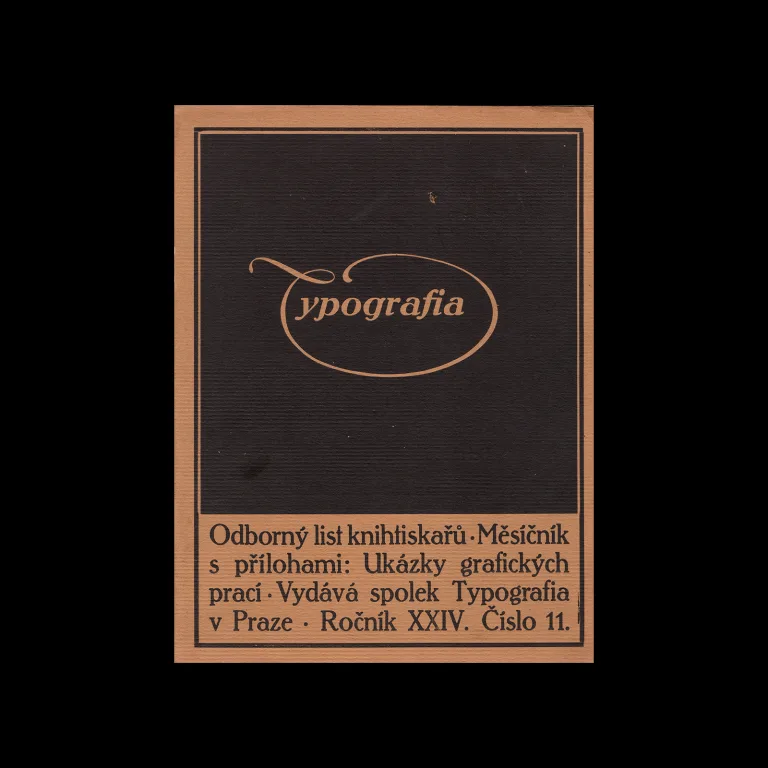 Typografia, ročník 24, 11, 1913