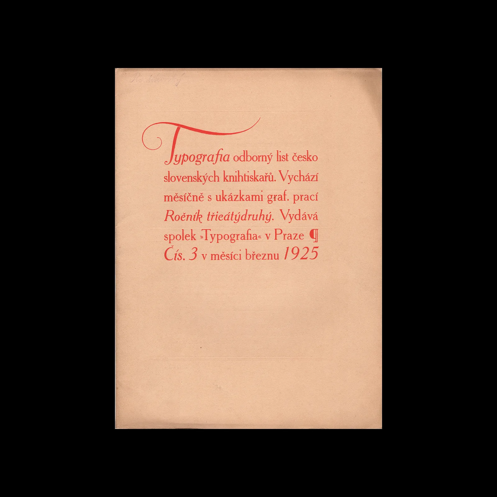 Typografia, ročník 32, 03, 1925