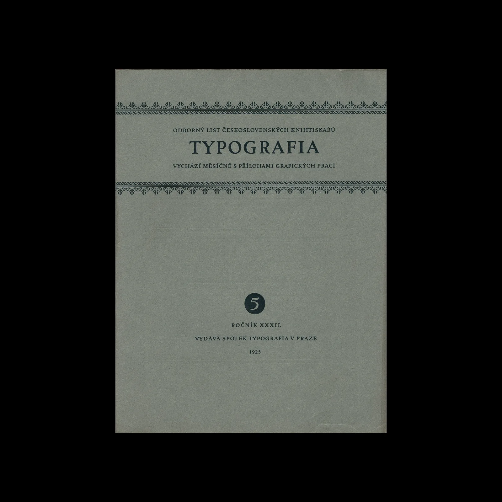 Typografia, ročník 32, 05, 1925