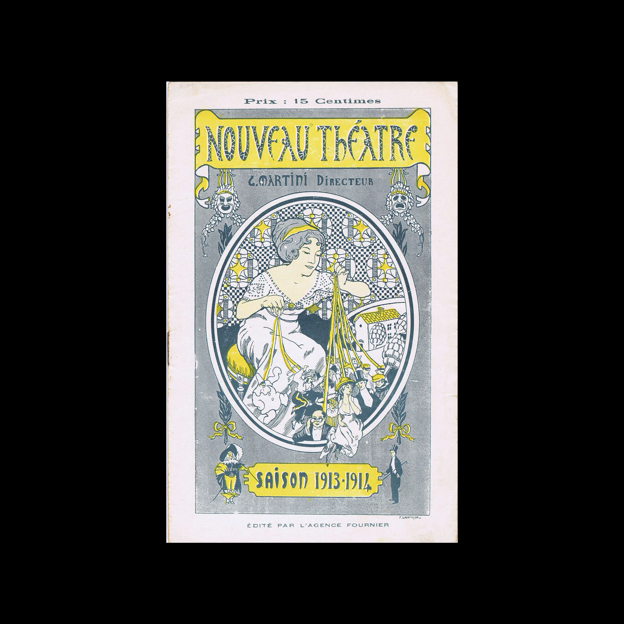Nouveau Théâtre, Season 1913–1914, 1913 1 Nouveau Théâtre, Season 1913–1914, 1913. Cover illustration by F. Lavergne