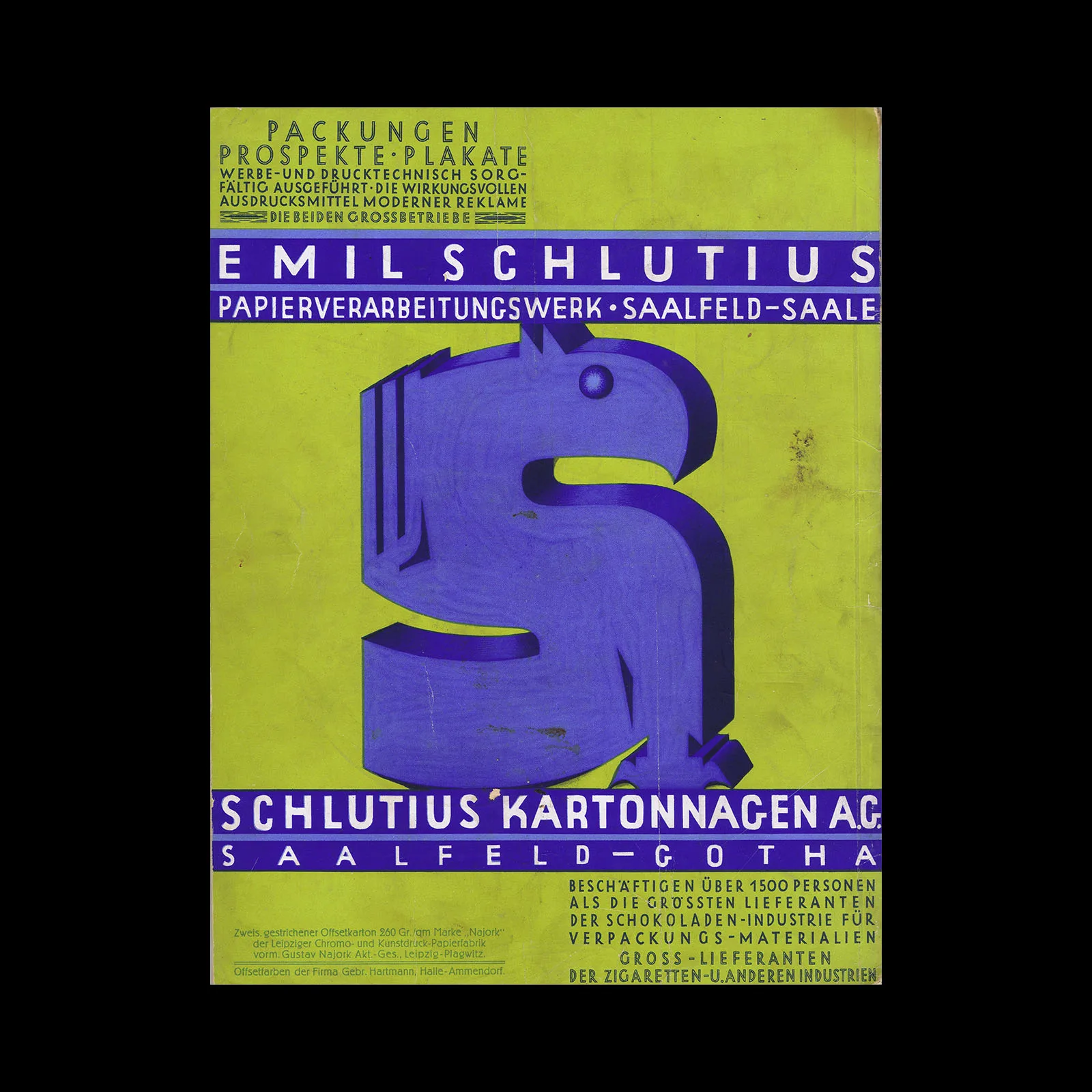 Die Reklame, No. 19, 1. Oktoberheft/first October issue, 1929. Cover design by Germroth