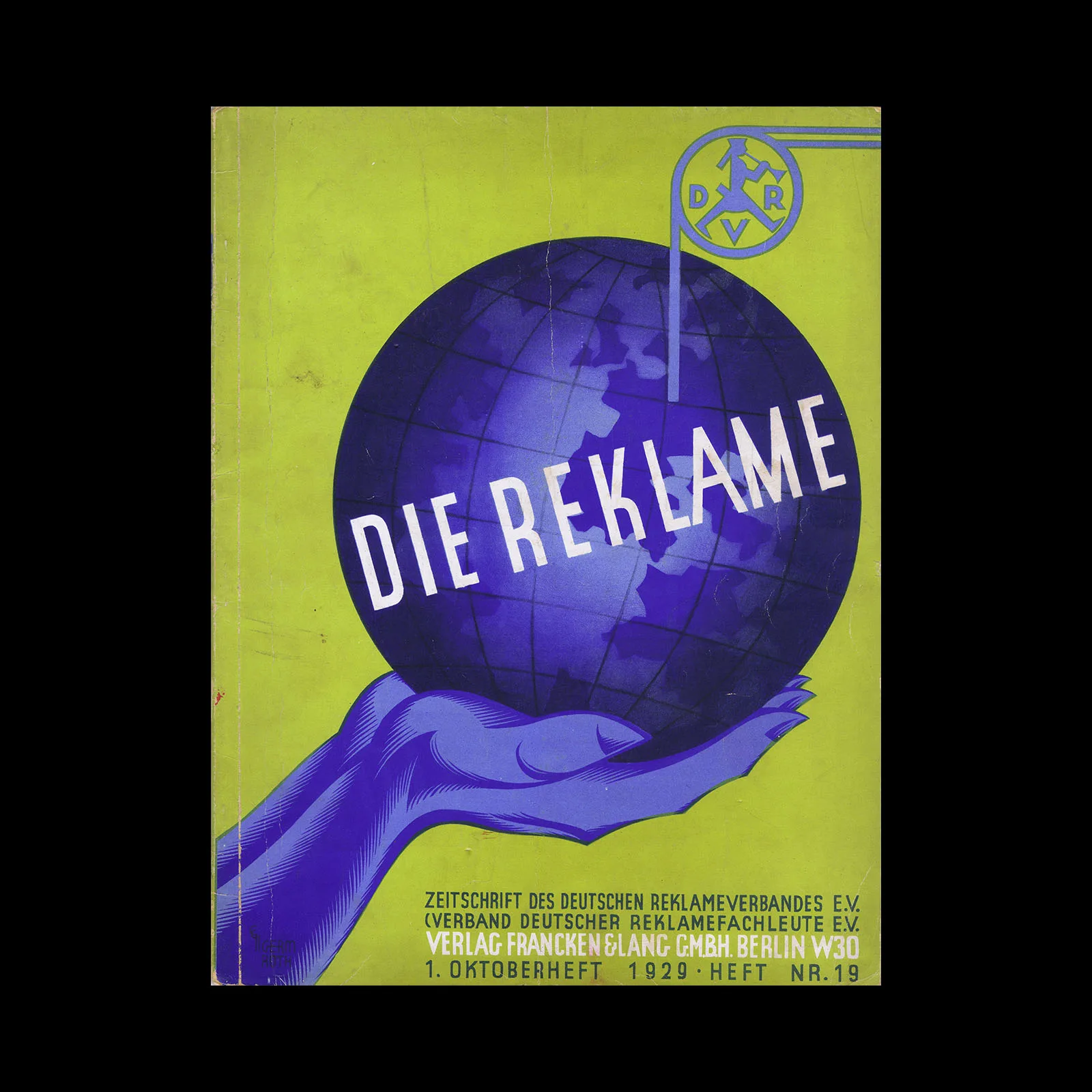 Die Reklame, No. 19, 1. Oktoberheft/first October issue, 1929