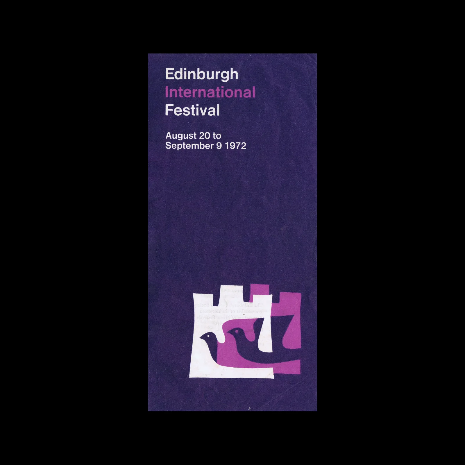 Edinburgh International Festival 1972, Programme, 1972