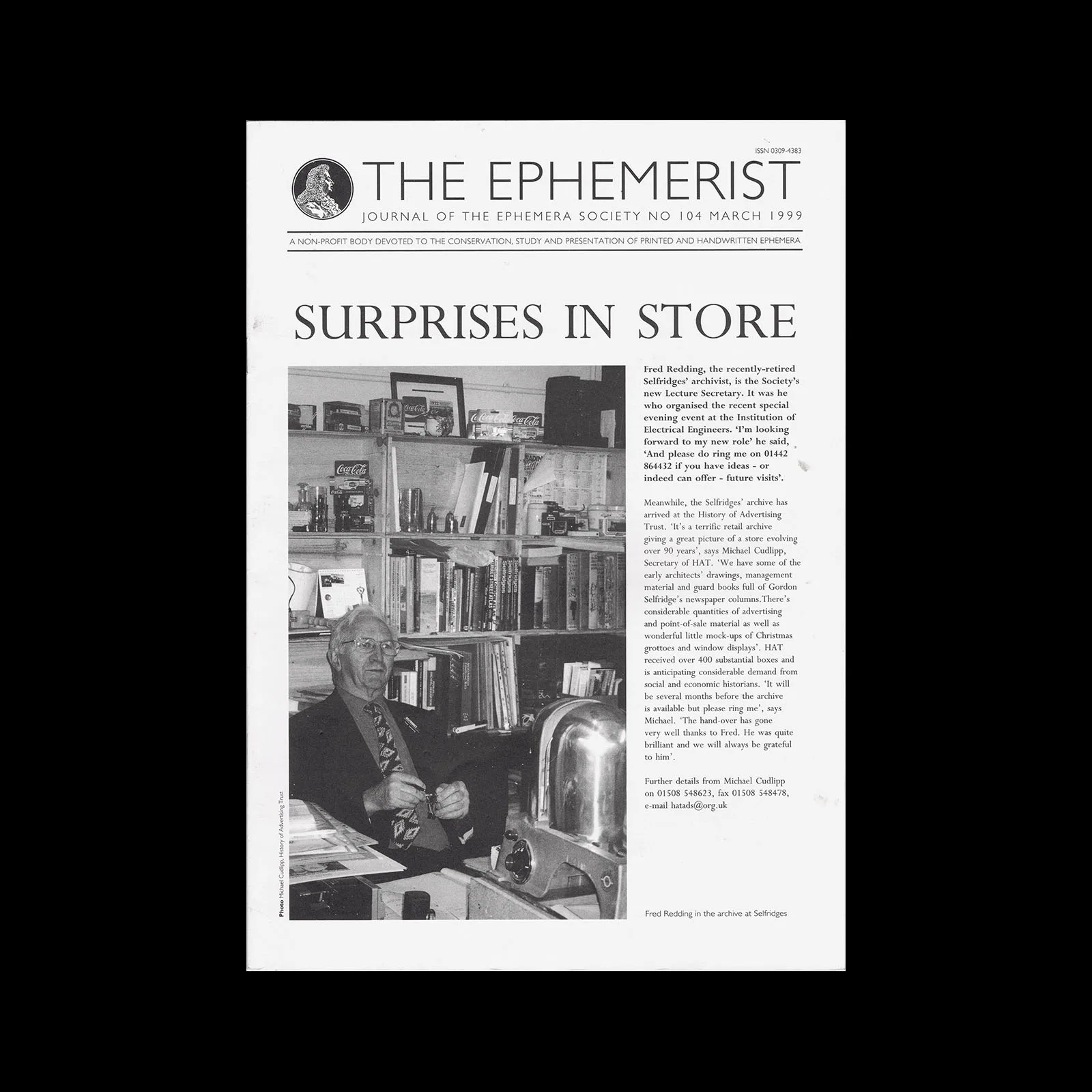 The Ephemerist, No 104, March 1999