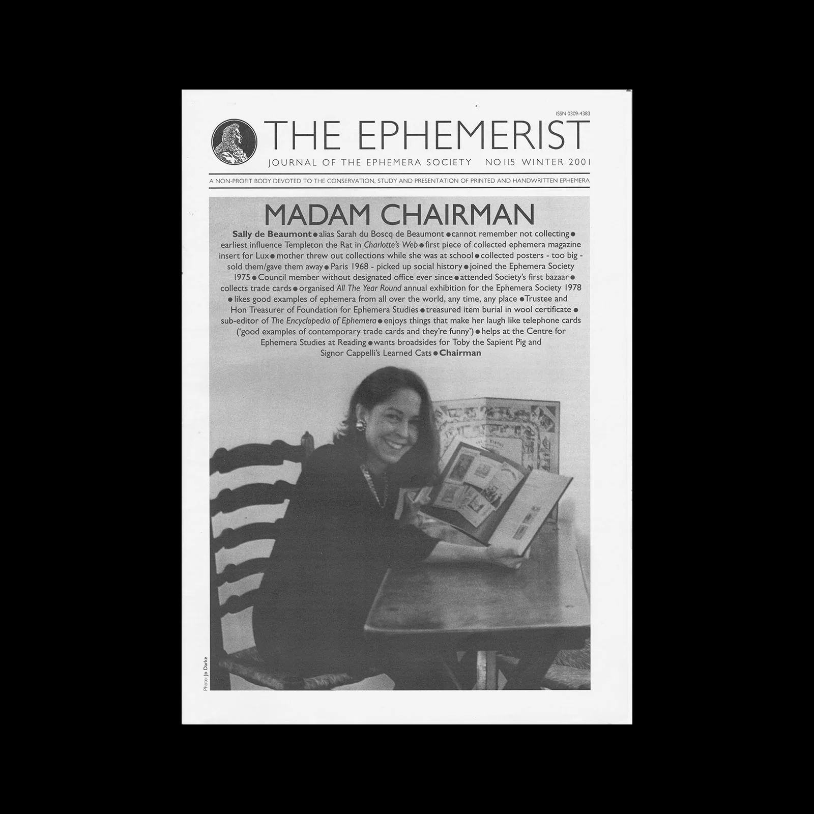 The Ephemerist, No 115, Winter 2001