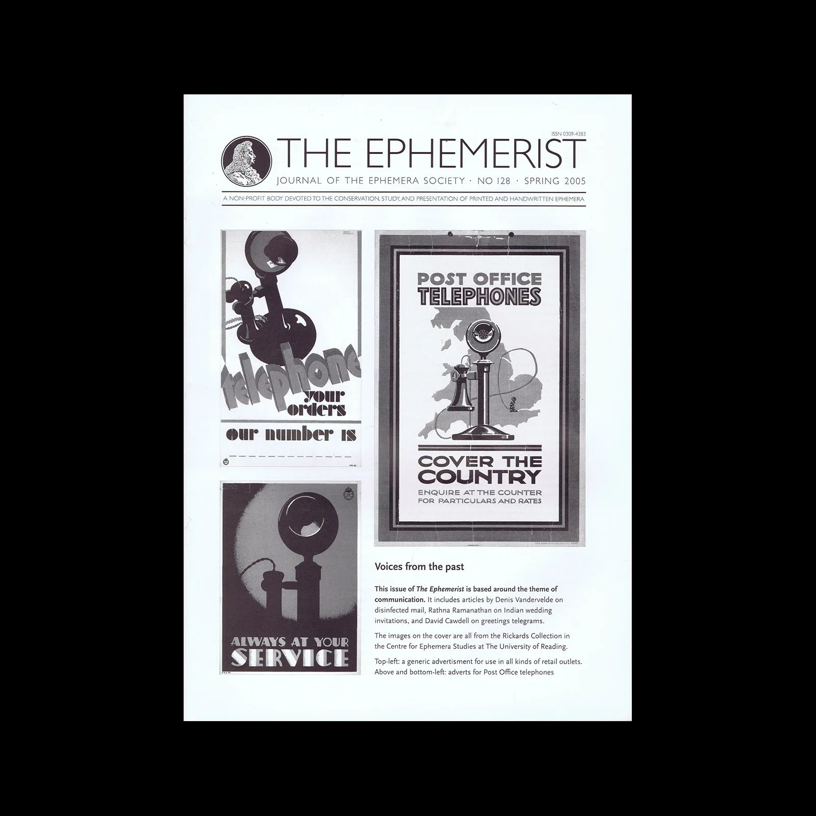 The Ephemerist, No 128, Spring 2005