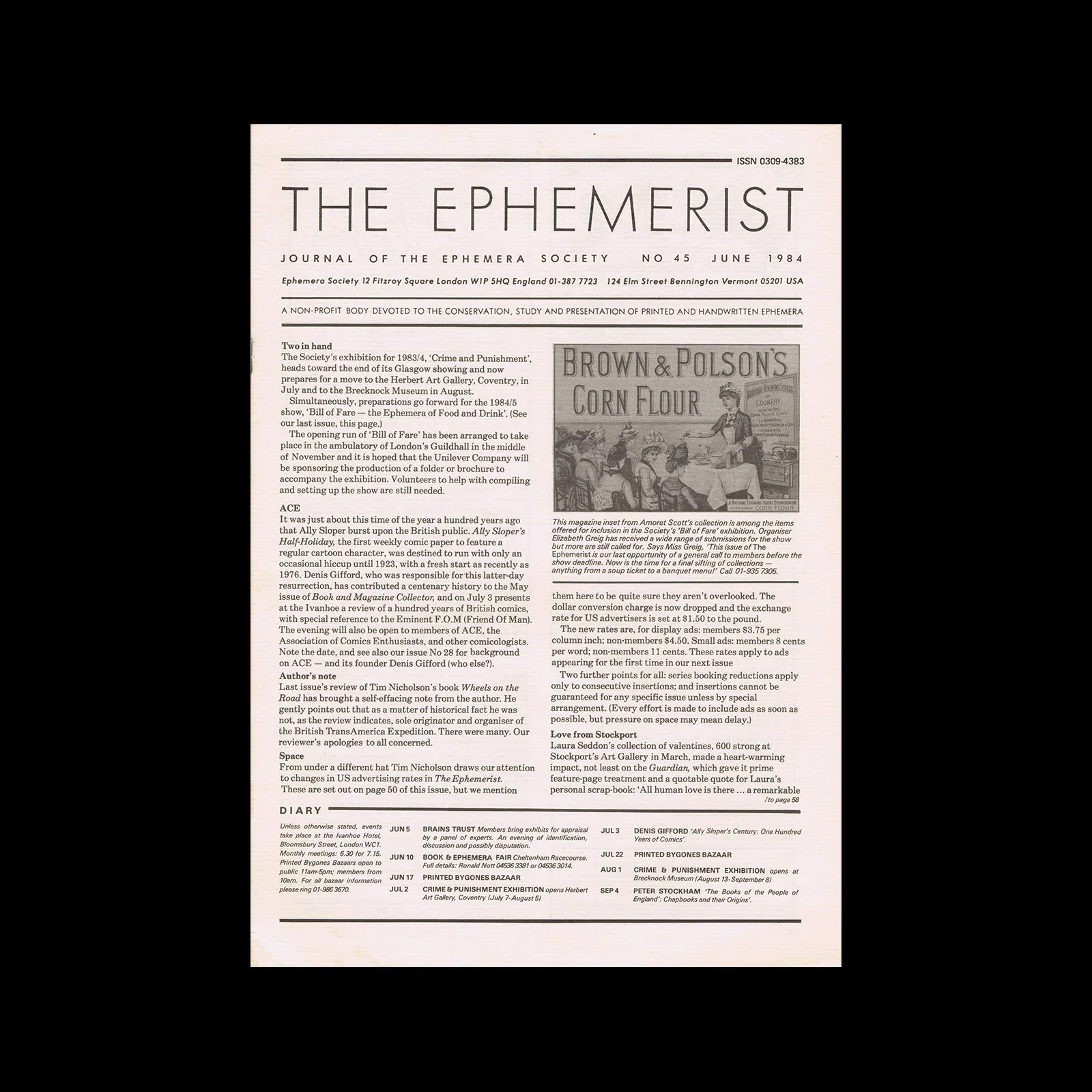 The Ephemerist, No 045, June 1984