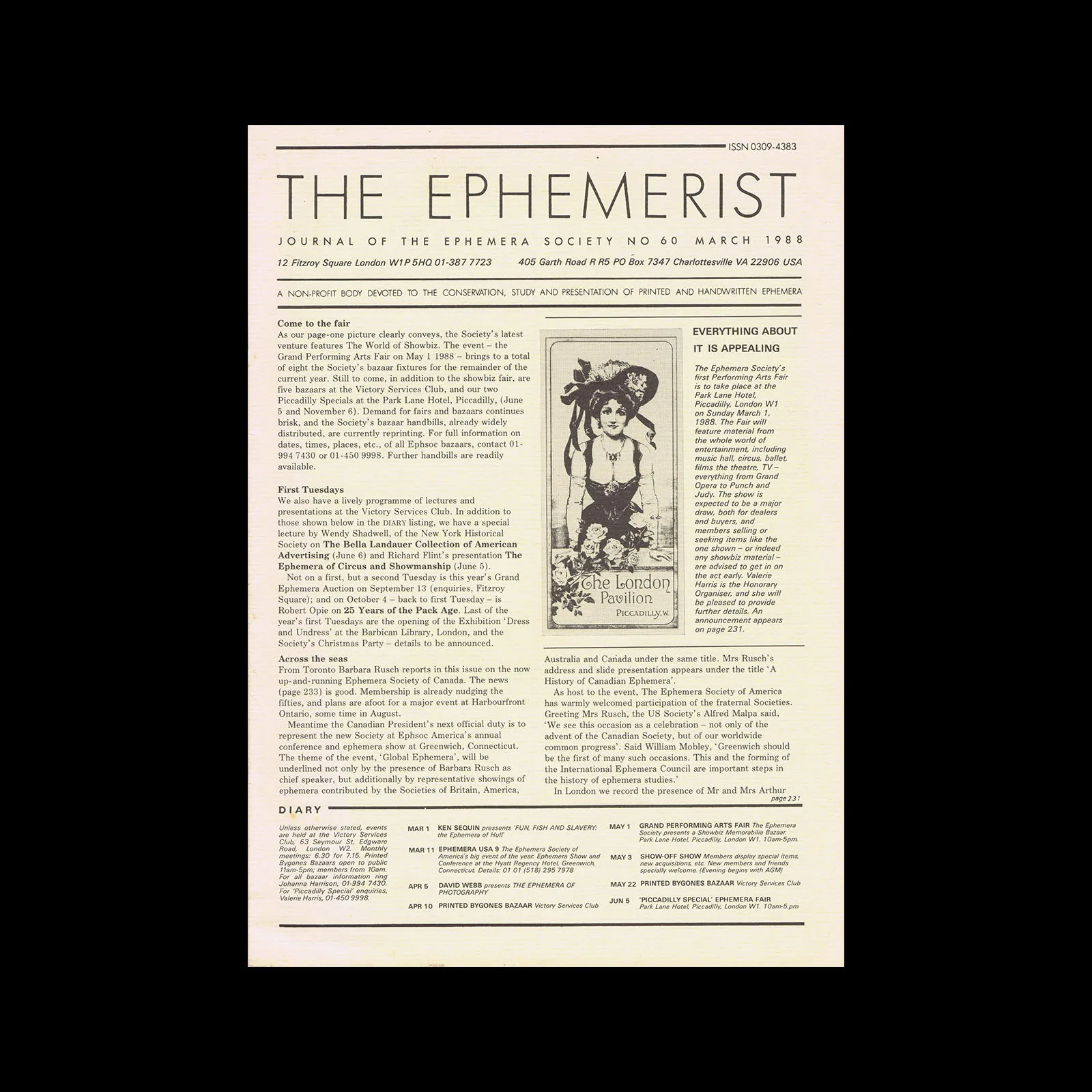 The Ephemerist, No 060, March 1988