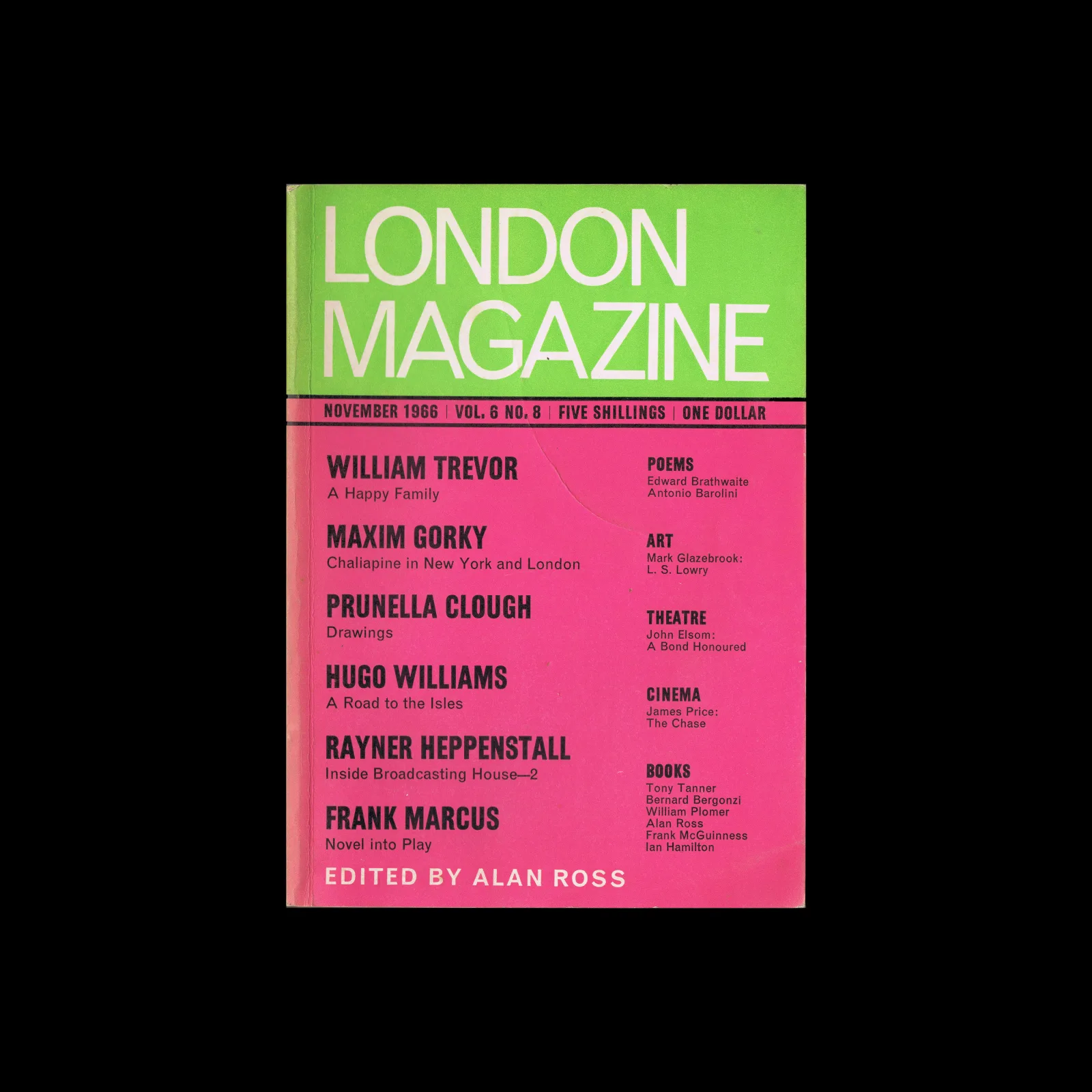 London Magazine, Vol 6, No. 8, November 1966