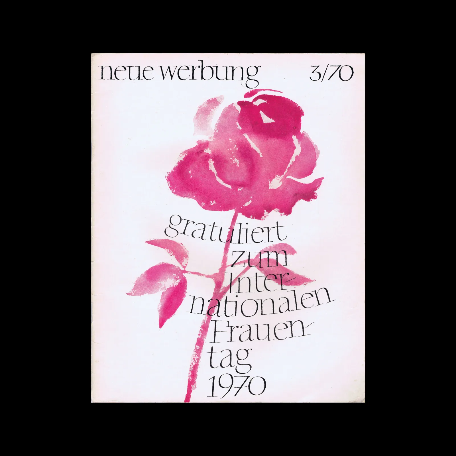 Neue Werbung, Vol 17, No 03, March 1970
