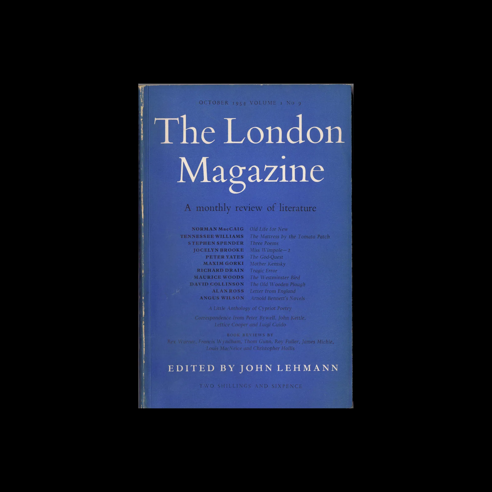 The London Magazine, Vol 1, No. 9, October 1954