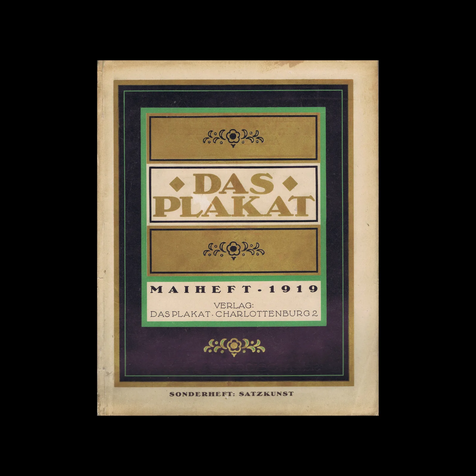 Das Plakat, Vol 10, No. 03, 1919. Special Typographic Issue
