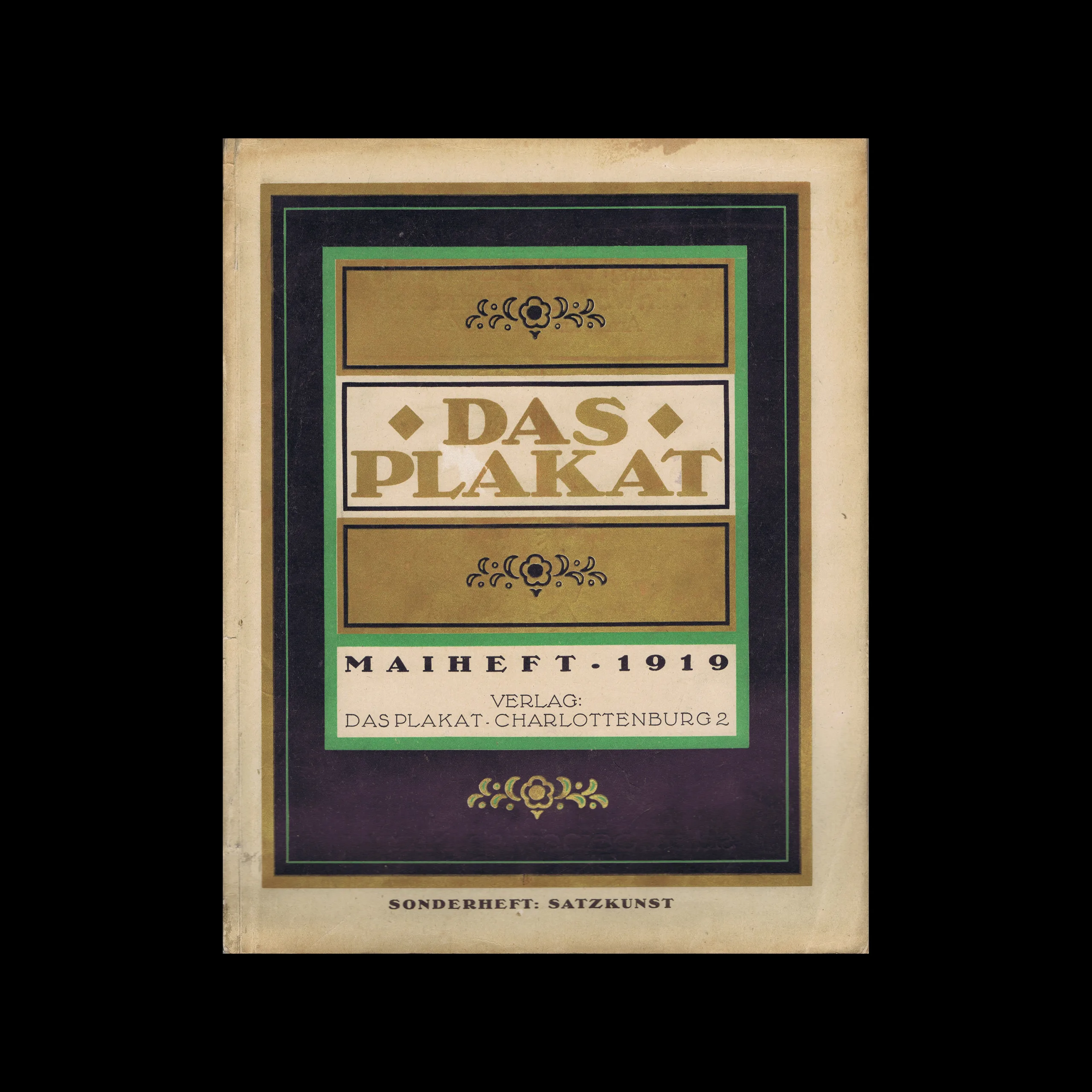 Das Plakat, Vol 10, No. 03, 1919. Special Typographic Issue