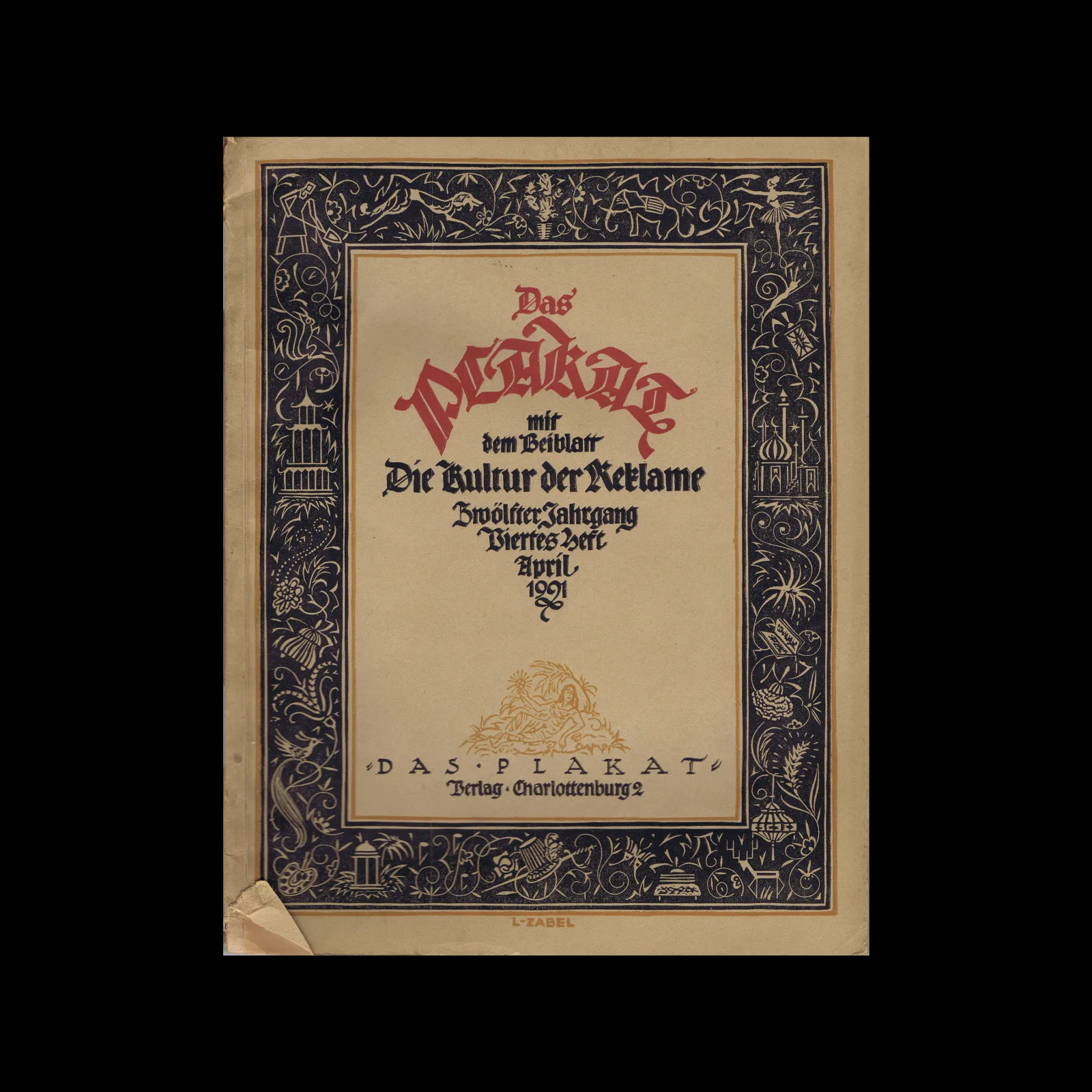 Das Plakat, Vol 12, No. 04, 1921